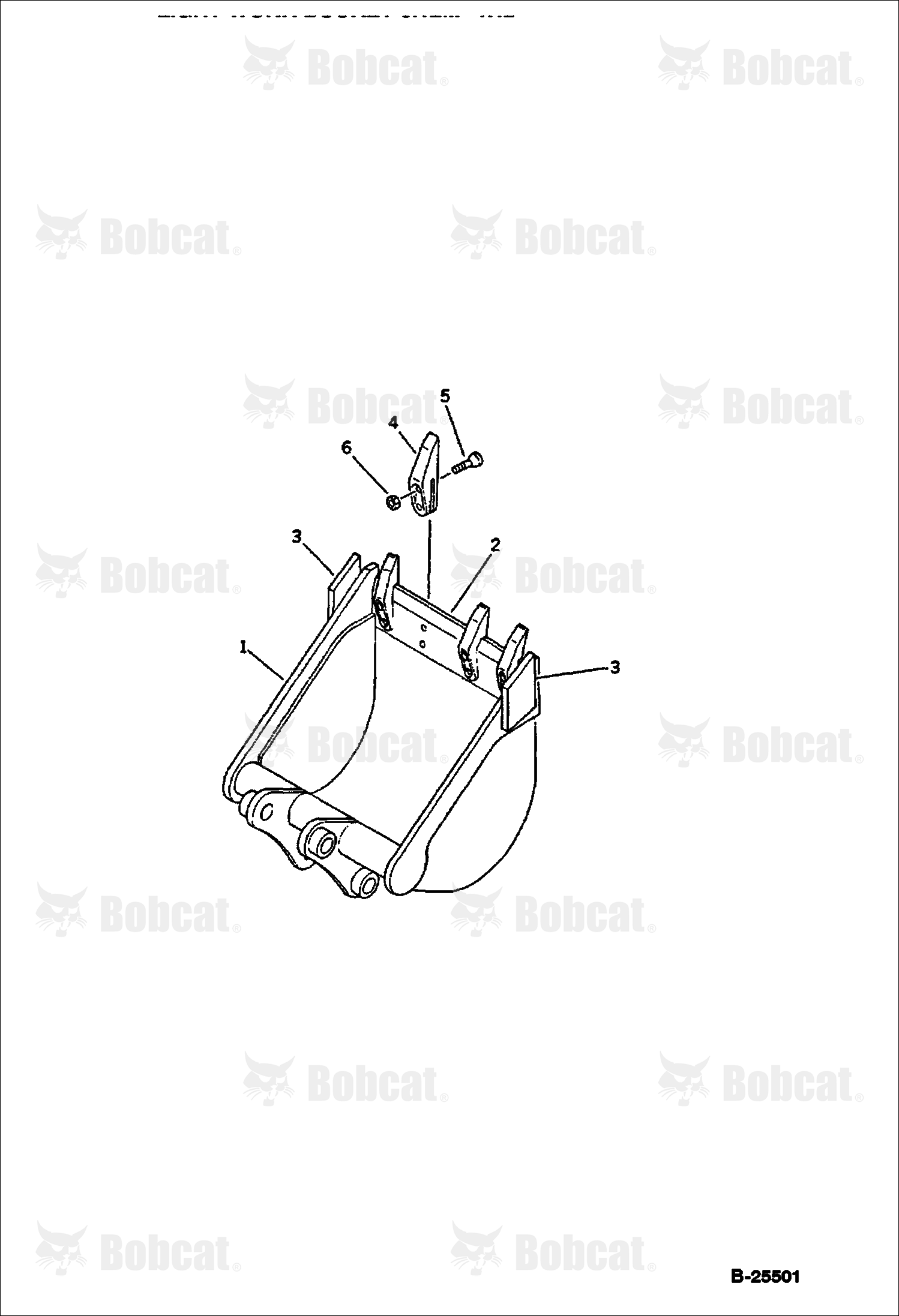 Light Work Bucket (.12 Cubic METERS, 550MM WIDE) (OP)