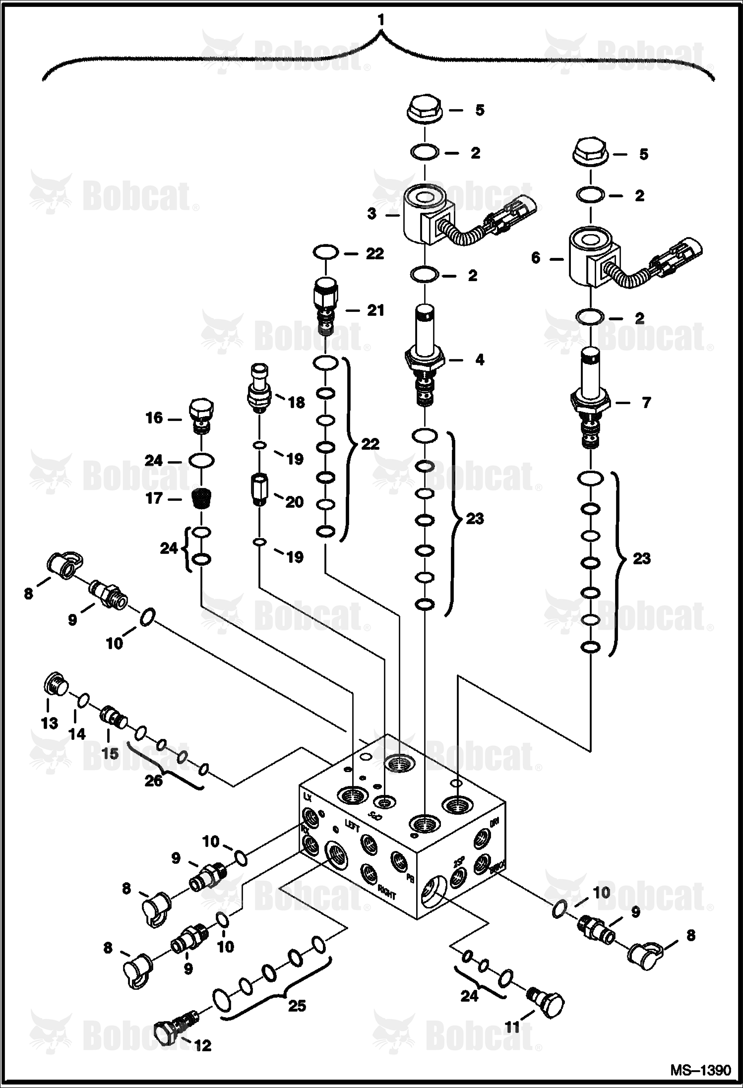 Valve Assembly 562216355 & Above, 516516057 & Above