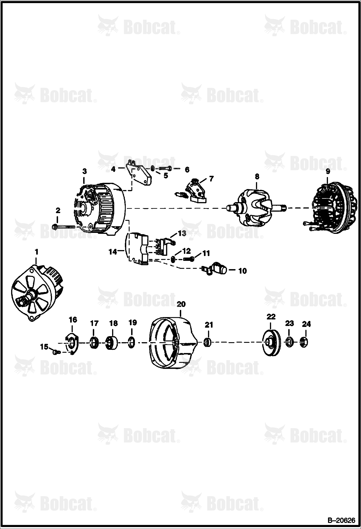 Alternator (Closed - Delco 1100499)