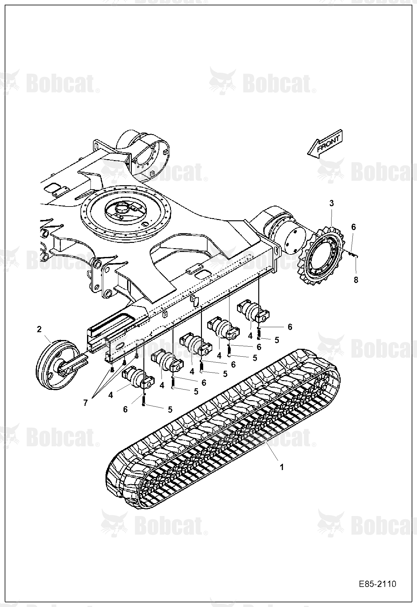 Undercarriage (Track, Rollers & Idler)