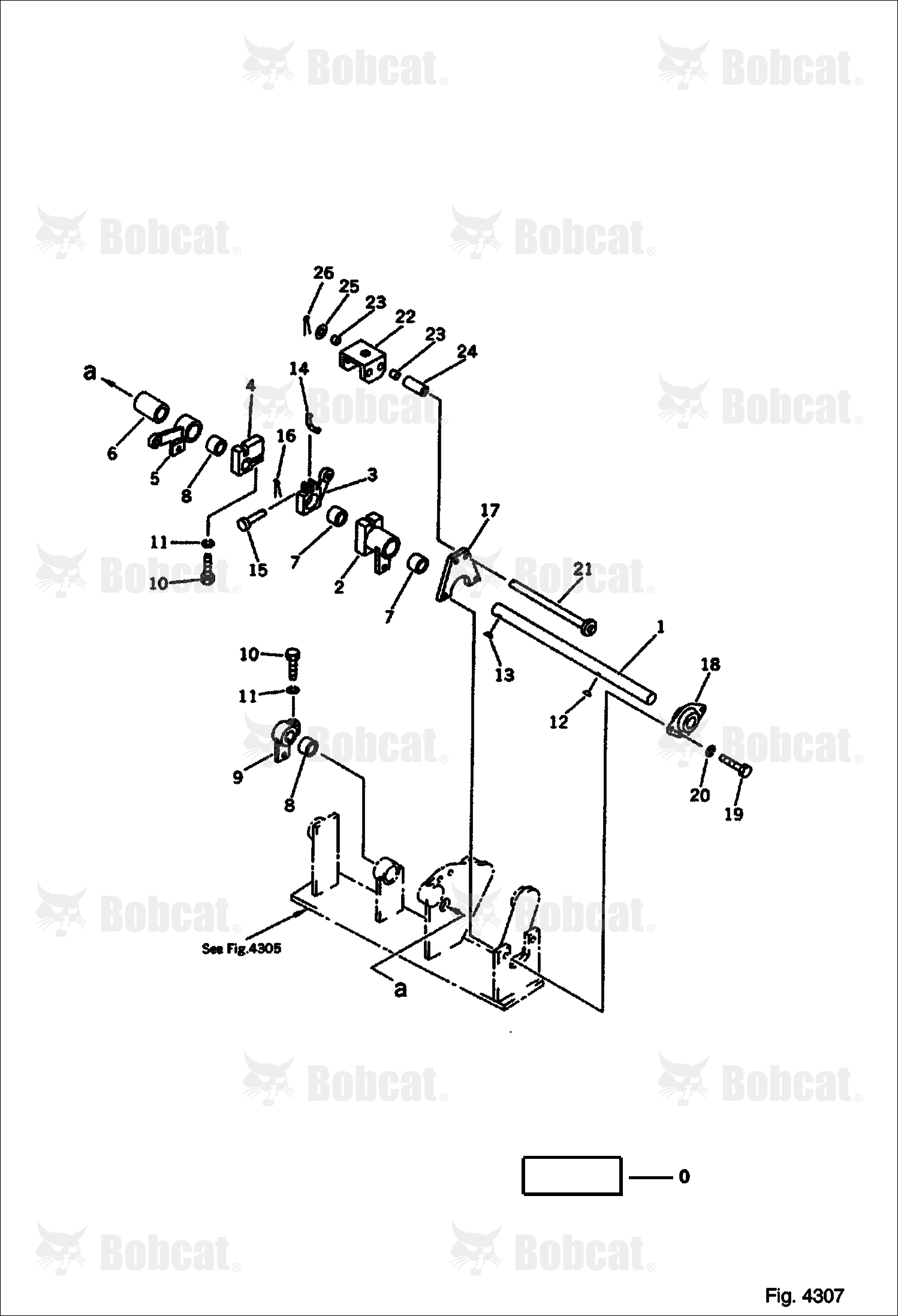 Travel Control Lever (2/2) (FOR I.S.O. PATTERN)