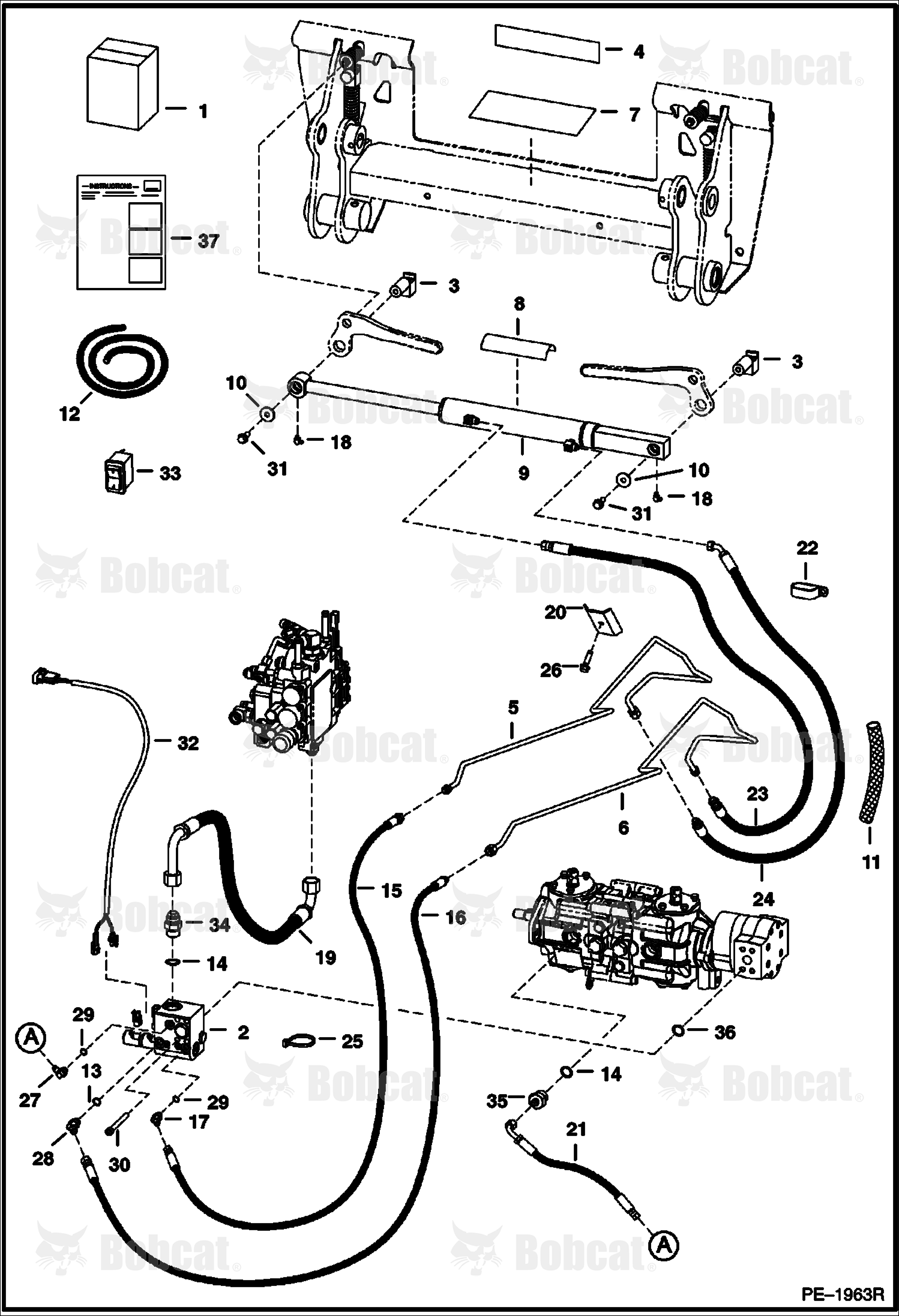 Power BOB-TACH Kit 525214999 & Below, 525314999 & Below, 525014999 & Below, 525114999 & Below