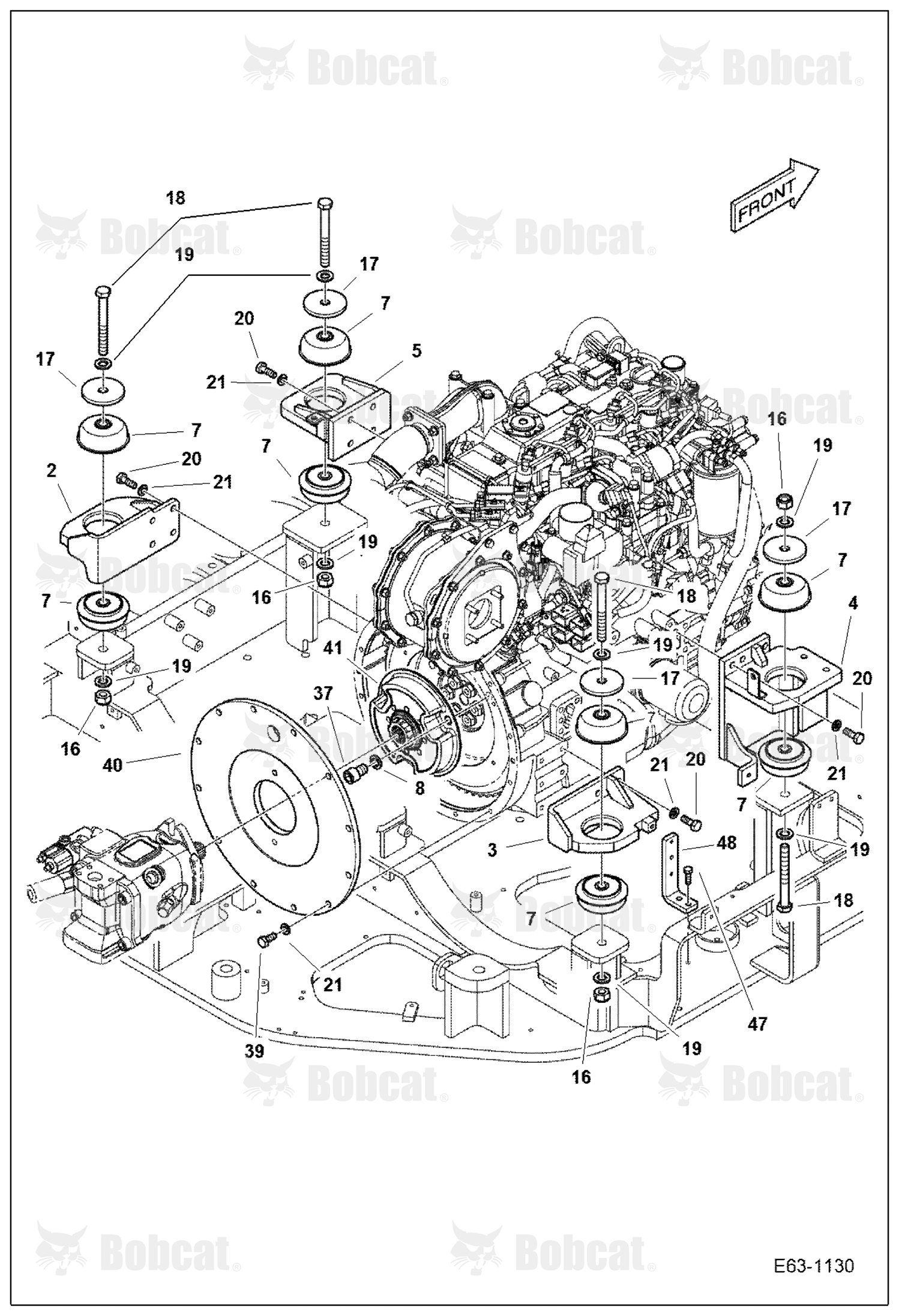 Engine & Attaching Parts (Engine Mounting)