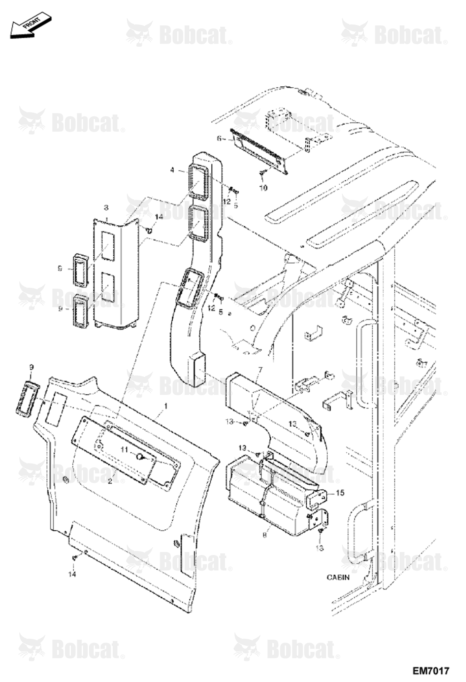 Air Conditioning (Rear Cover & Ducts)