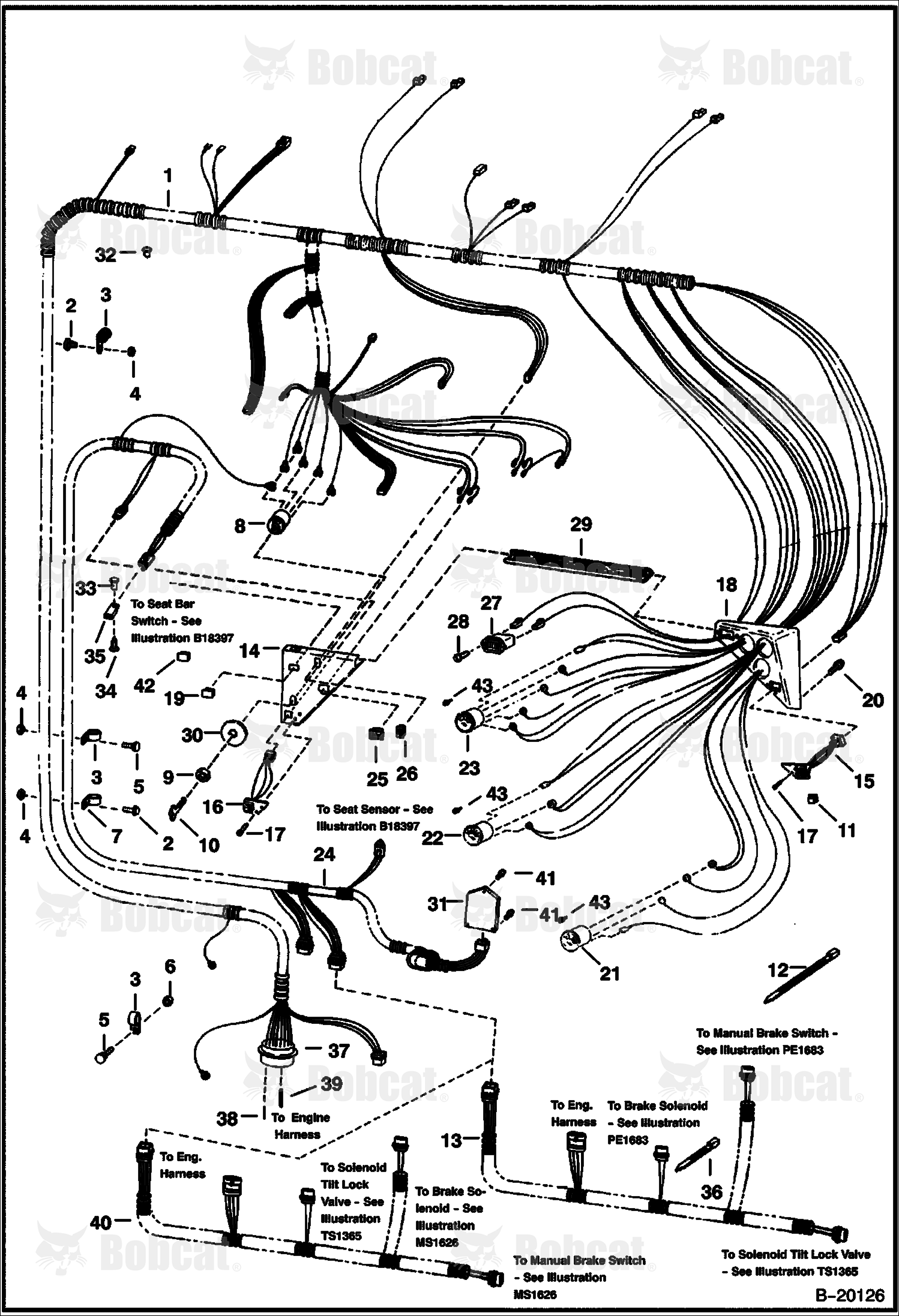 CAB Electrical Circuitry (W/O B.O.S.S. Option)