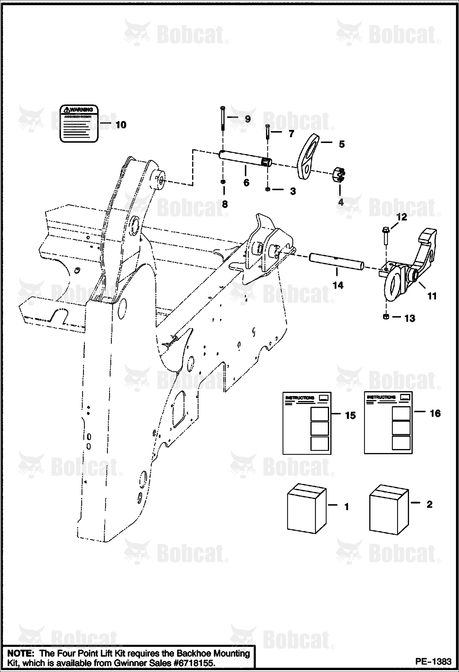 Lift Kit (Four Point - .75" Thick Lift Eye)