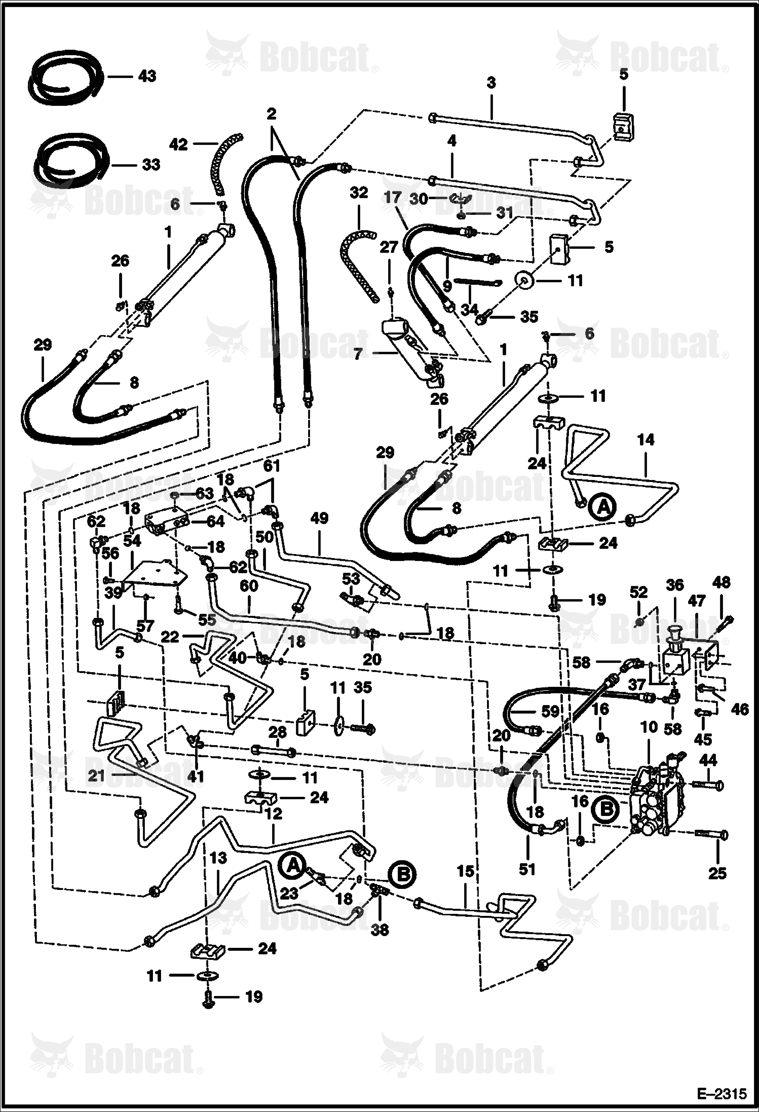 Hydraulic Circuitry (W/Bucket Positioning Valve)