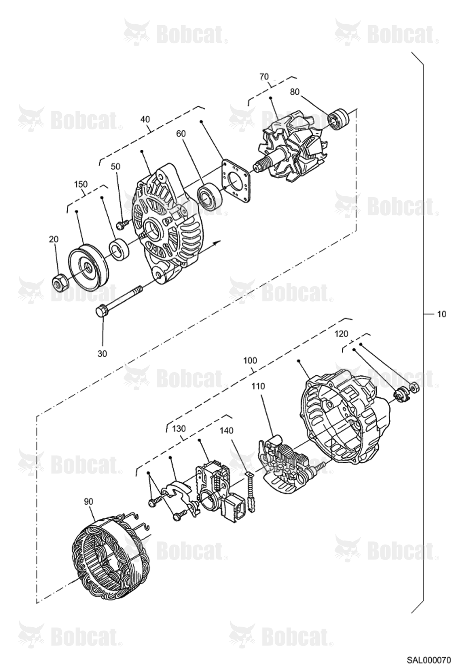 Alternator (COMPONENT PARTS)
