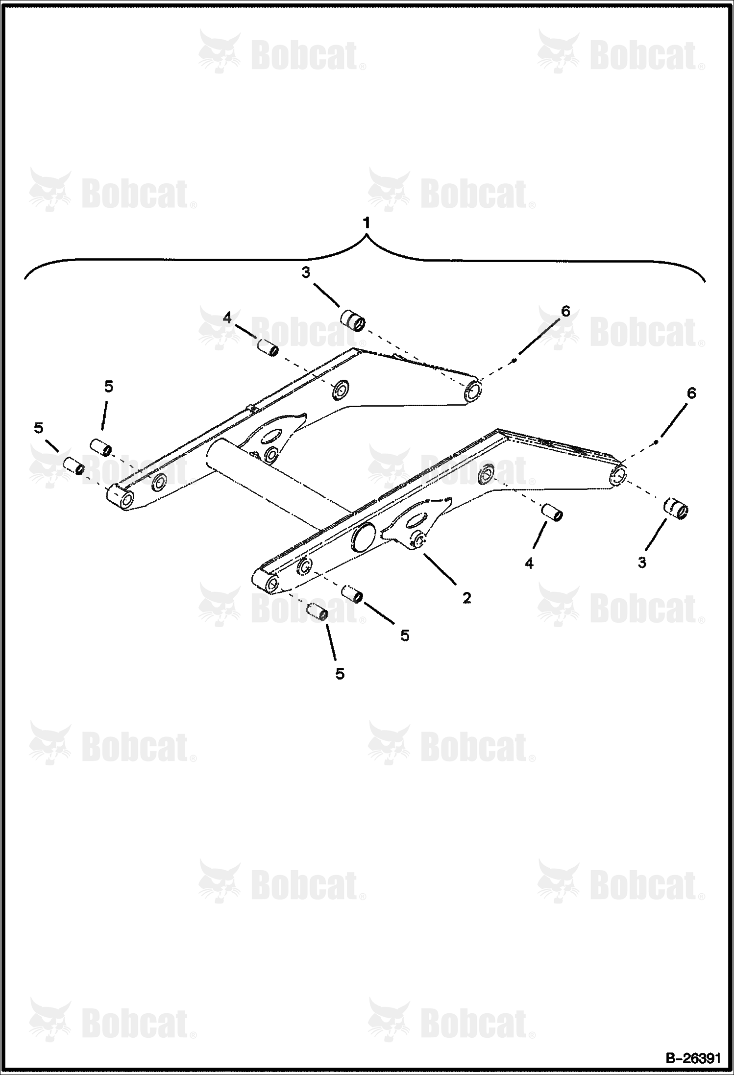 Lift Arm (BL570) (BL575)  570611025 & Above, 572011007 & Above