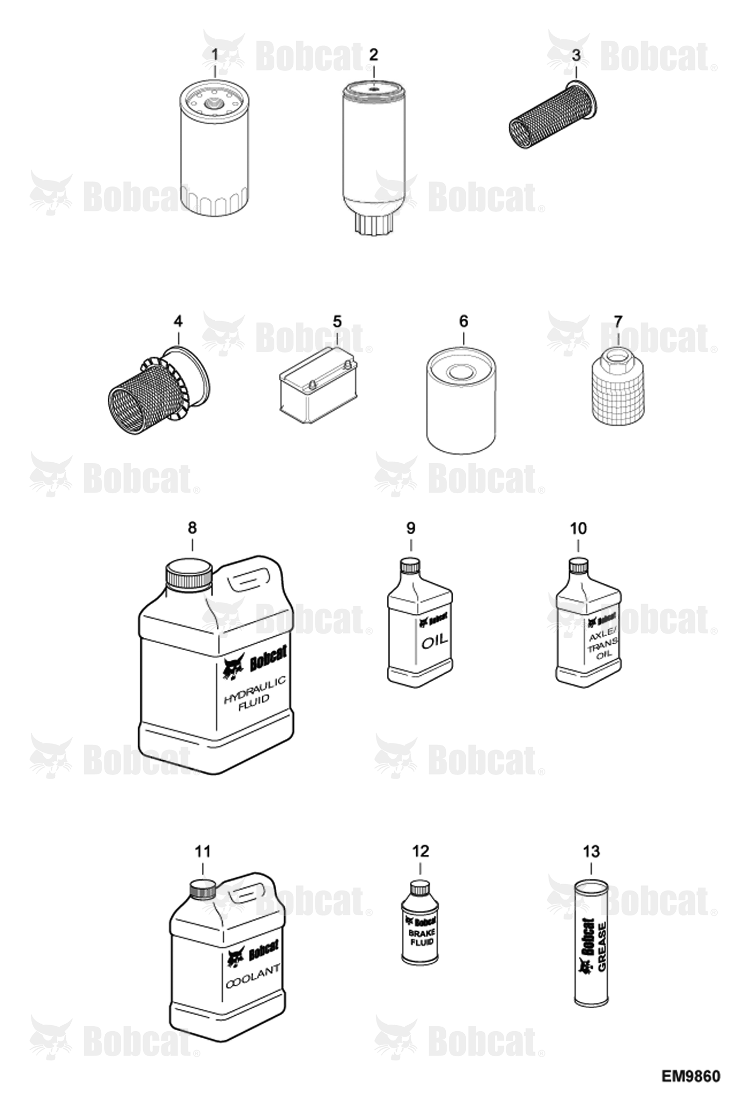Maintenance Items (Service Parts)
