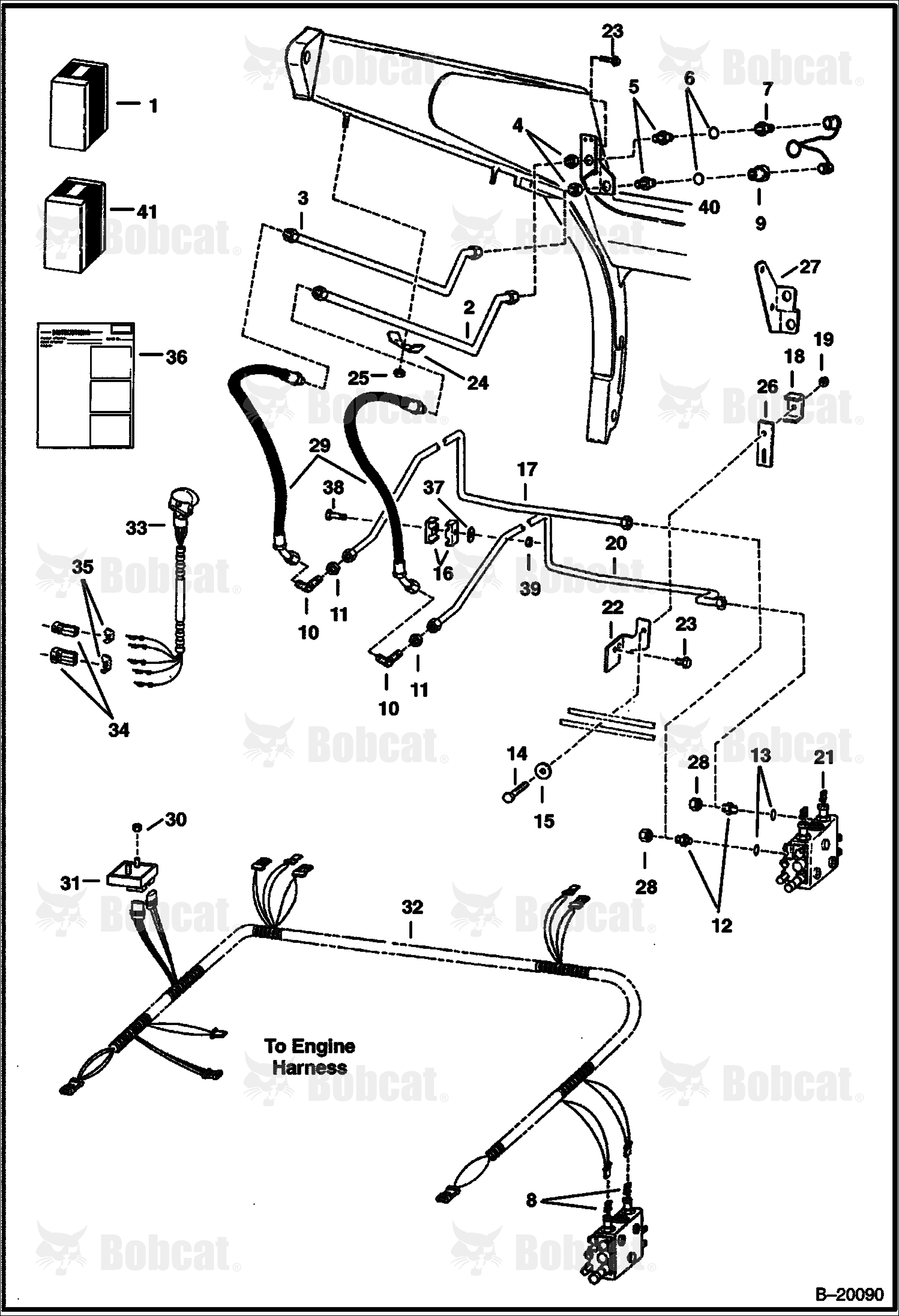 Front Auxiliary Kit (W/Flush Face Couplers)  514811081 & Above
