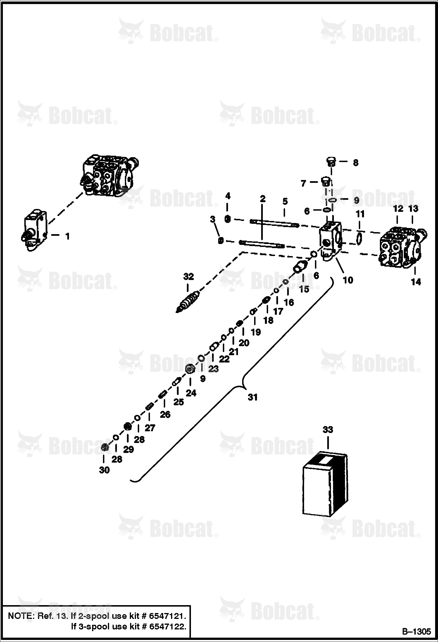 Valve Section - Inlet (Husco)