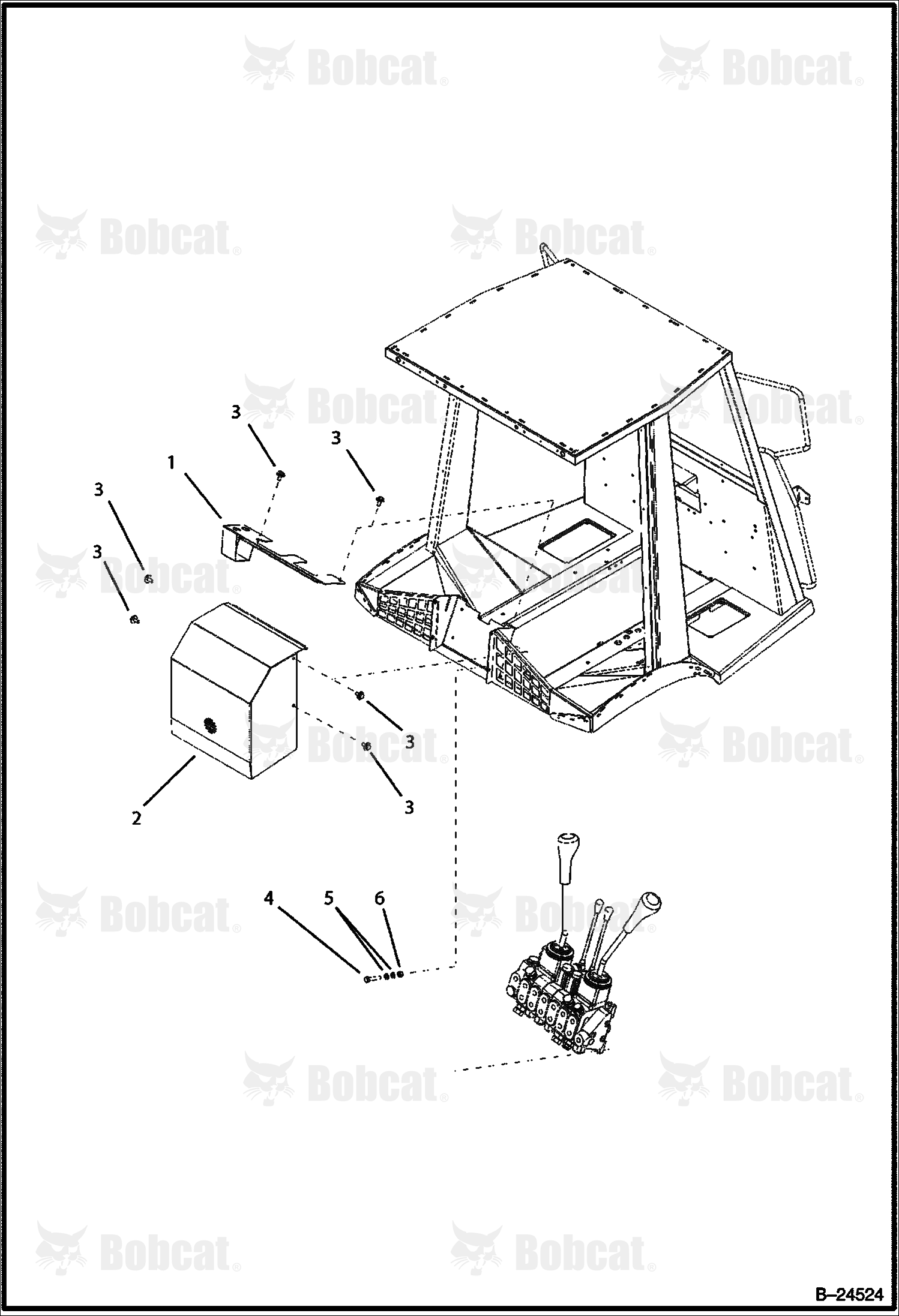 ROPS/FOPS (Cover Rear Distributor)