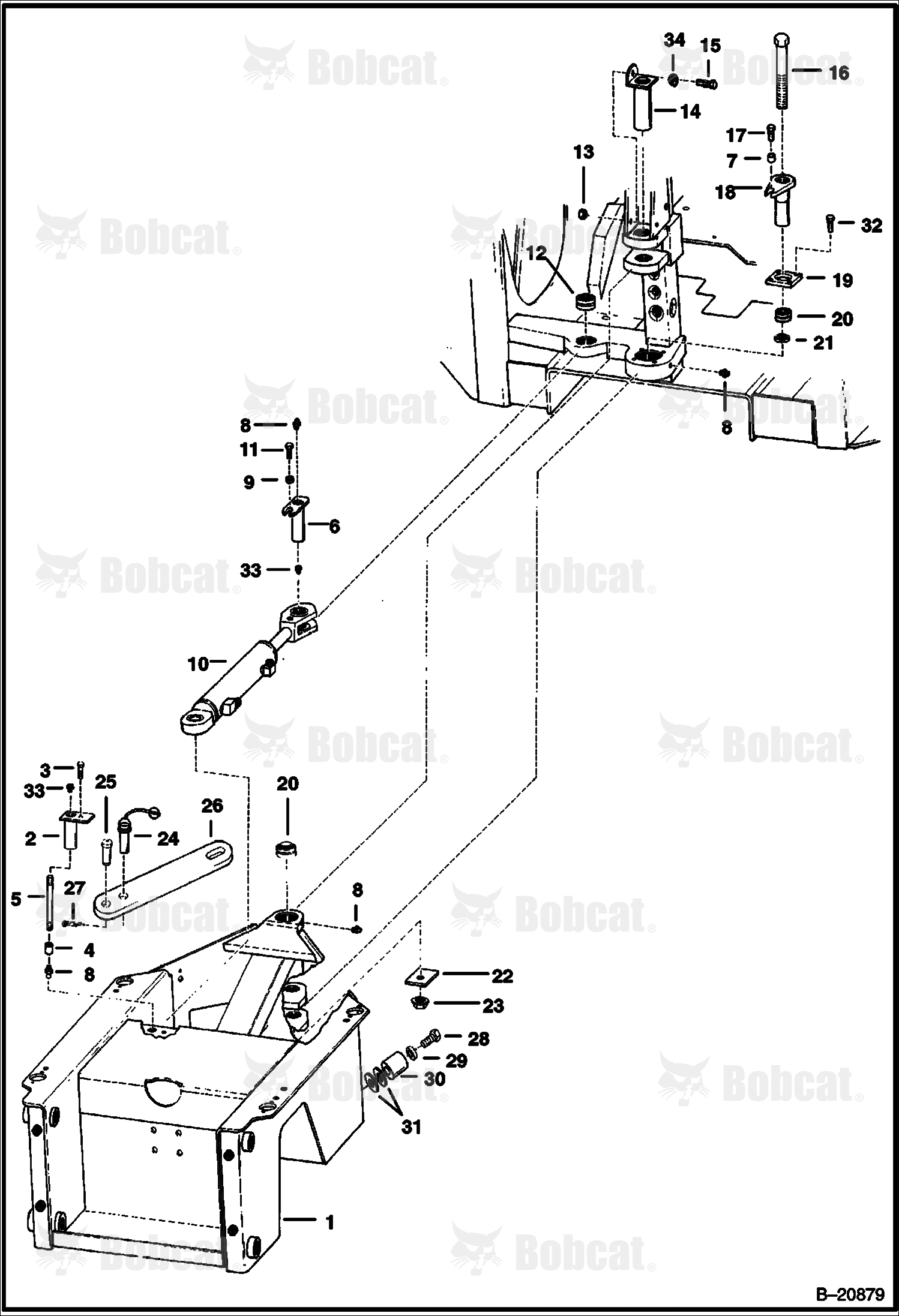 Rear Frame & Articulation Unit