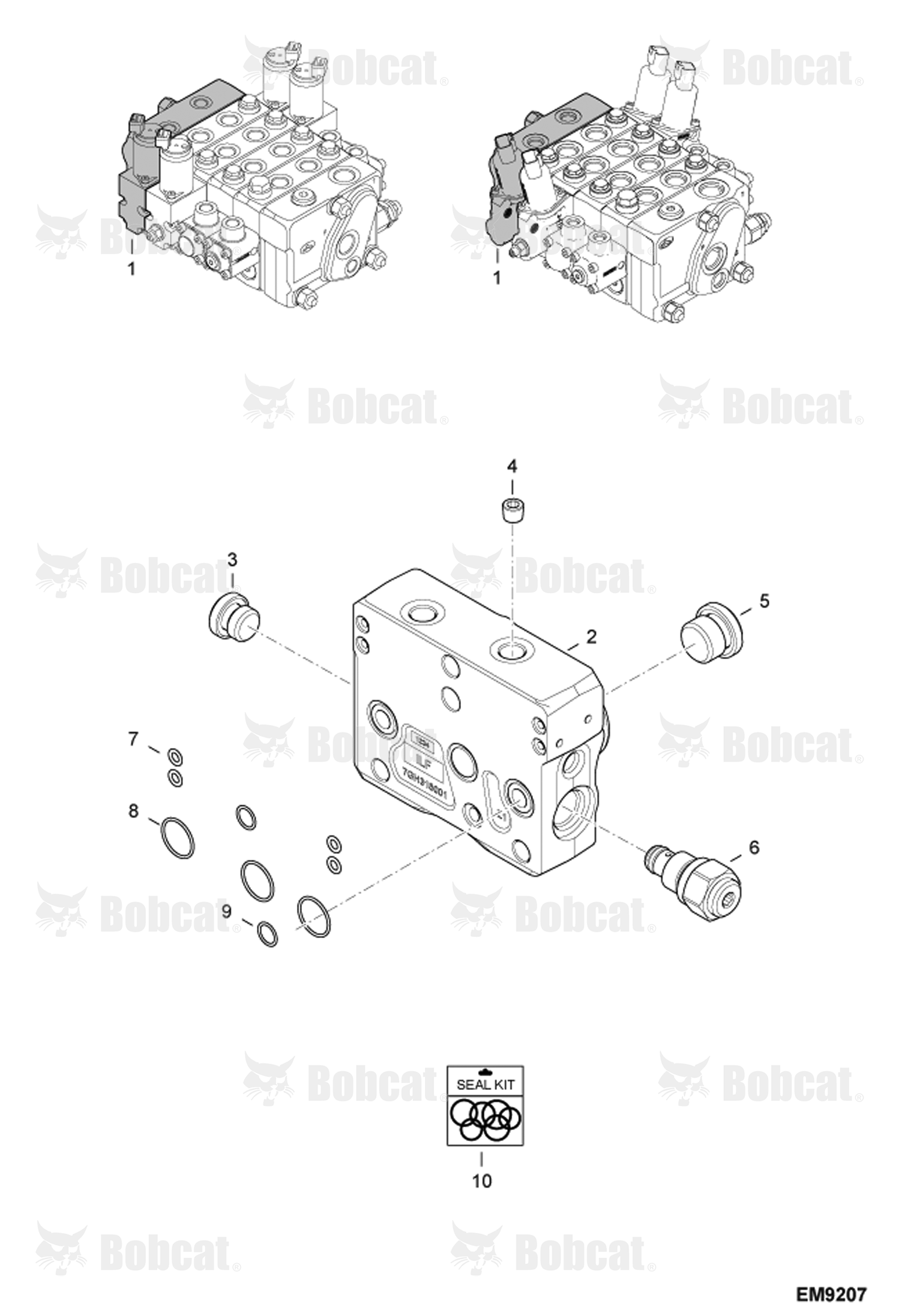 Control Valve Section (Outlet)  AC1C11239 & Above, AC1D12000 & Above