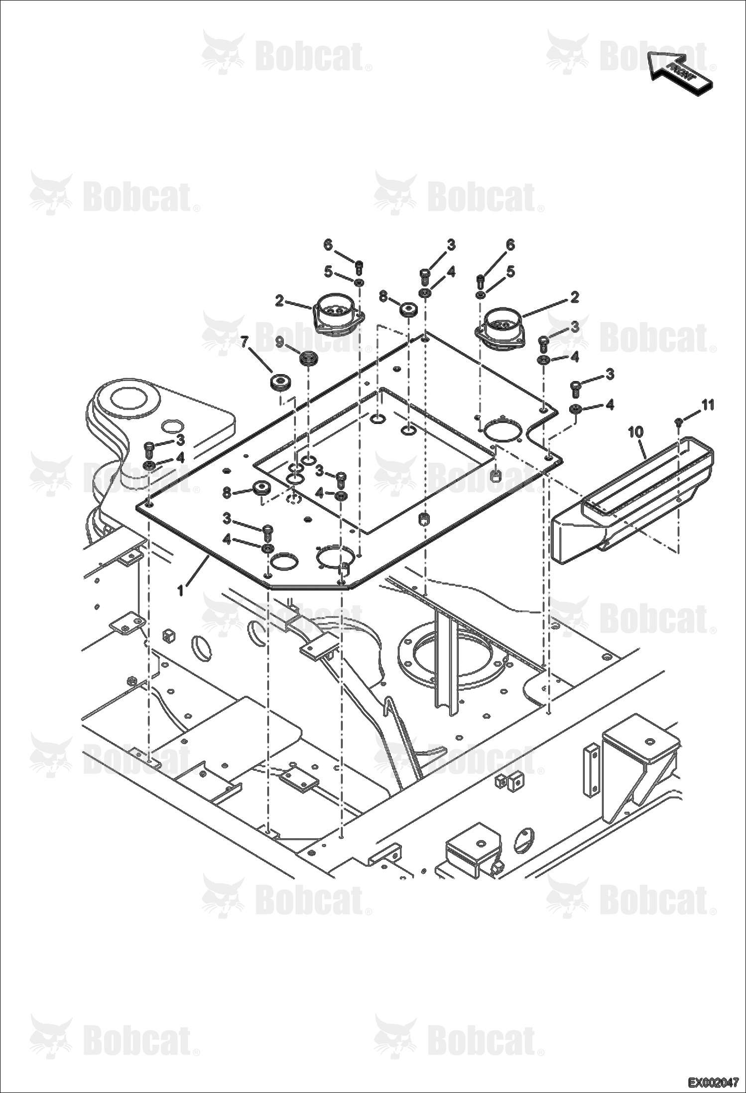 Operator CAB (Rear Floor Plates)