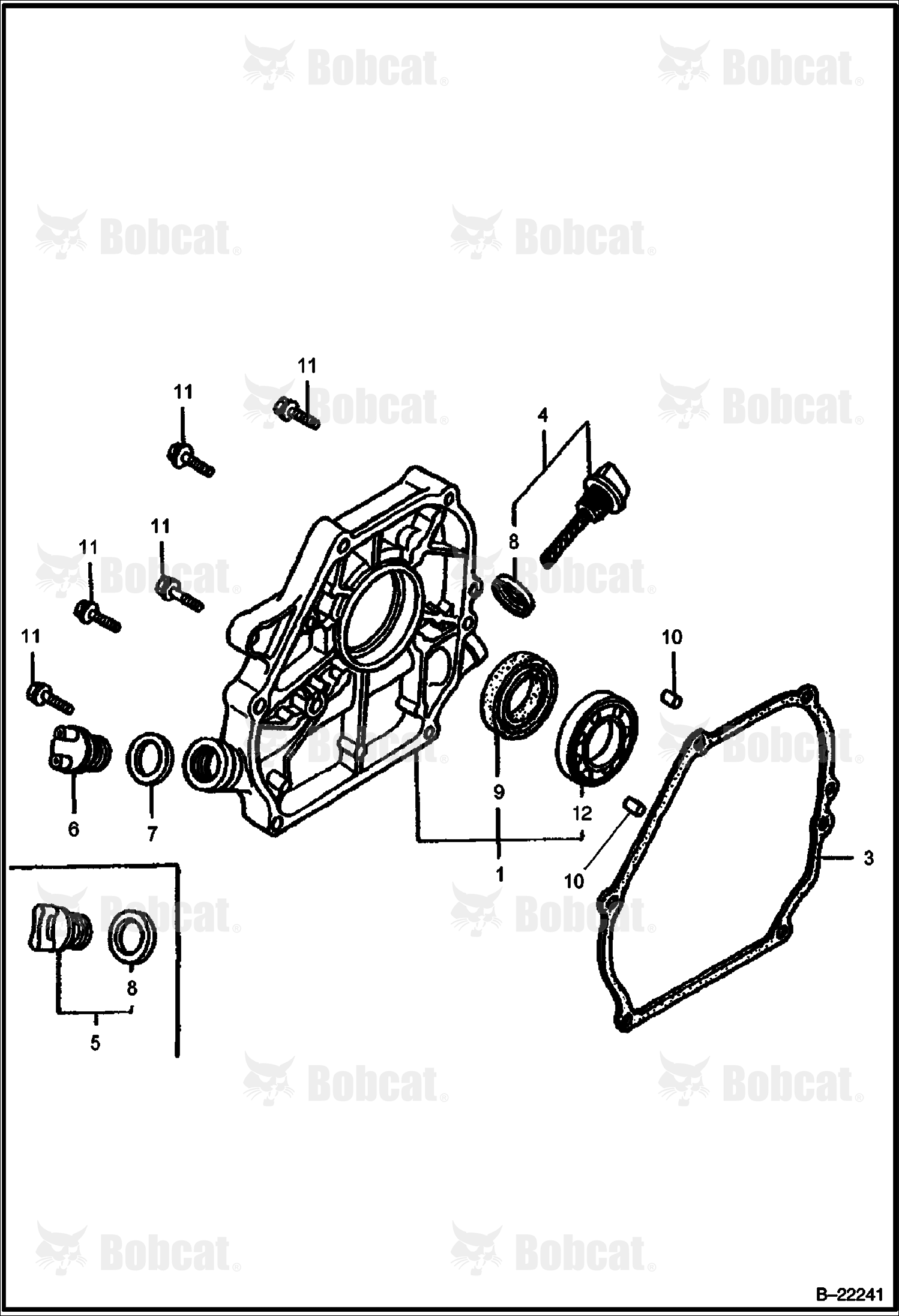 Honda Engine (Crankcase Cover)