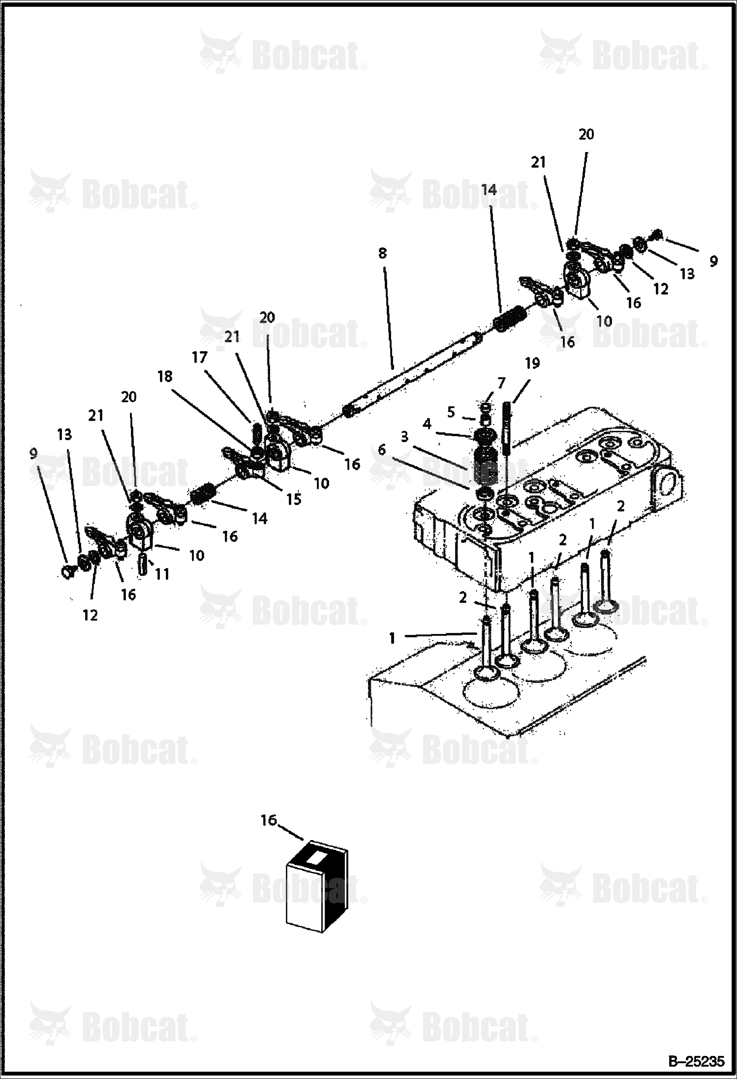 Valve & Rocker Arm (Tier II) 573011001 & Above