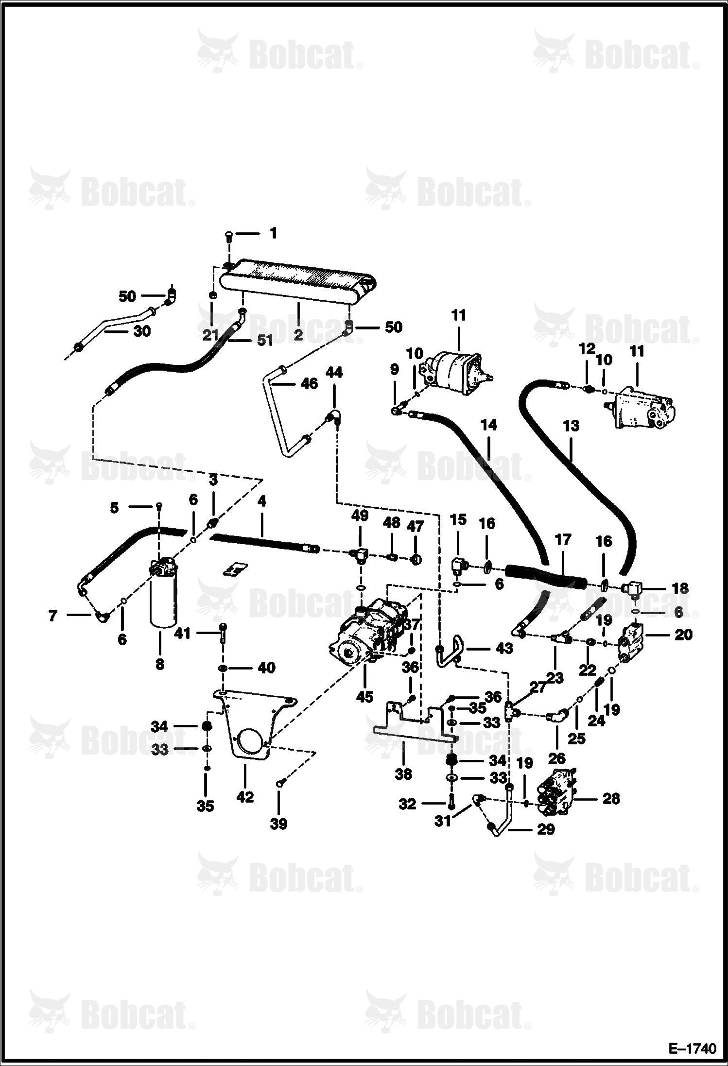 Hydrostatic Circuitry  504031103 & Below