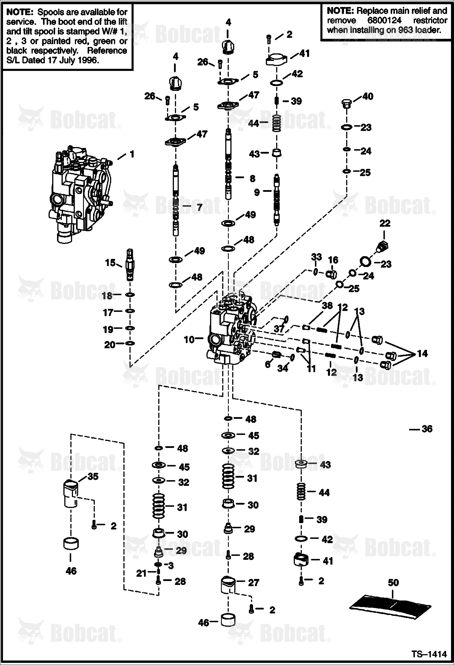 Hydraulic Control Valve (AHC) (Service Valve)