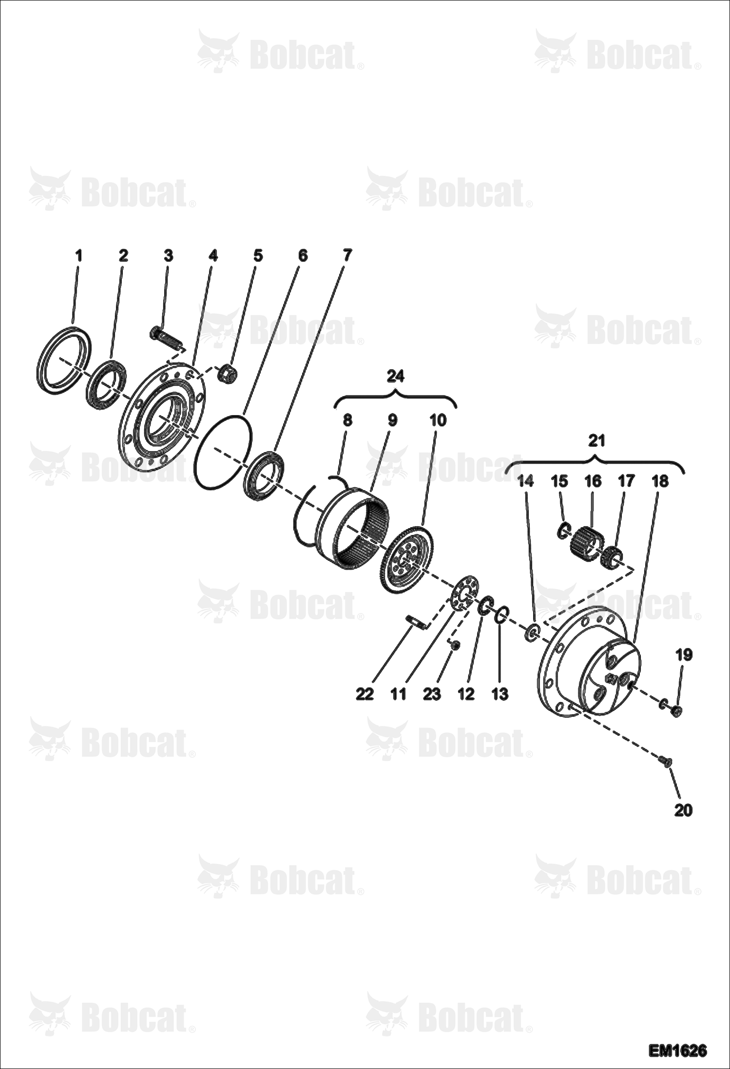 Hub Reduction - Front Axle