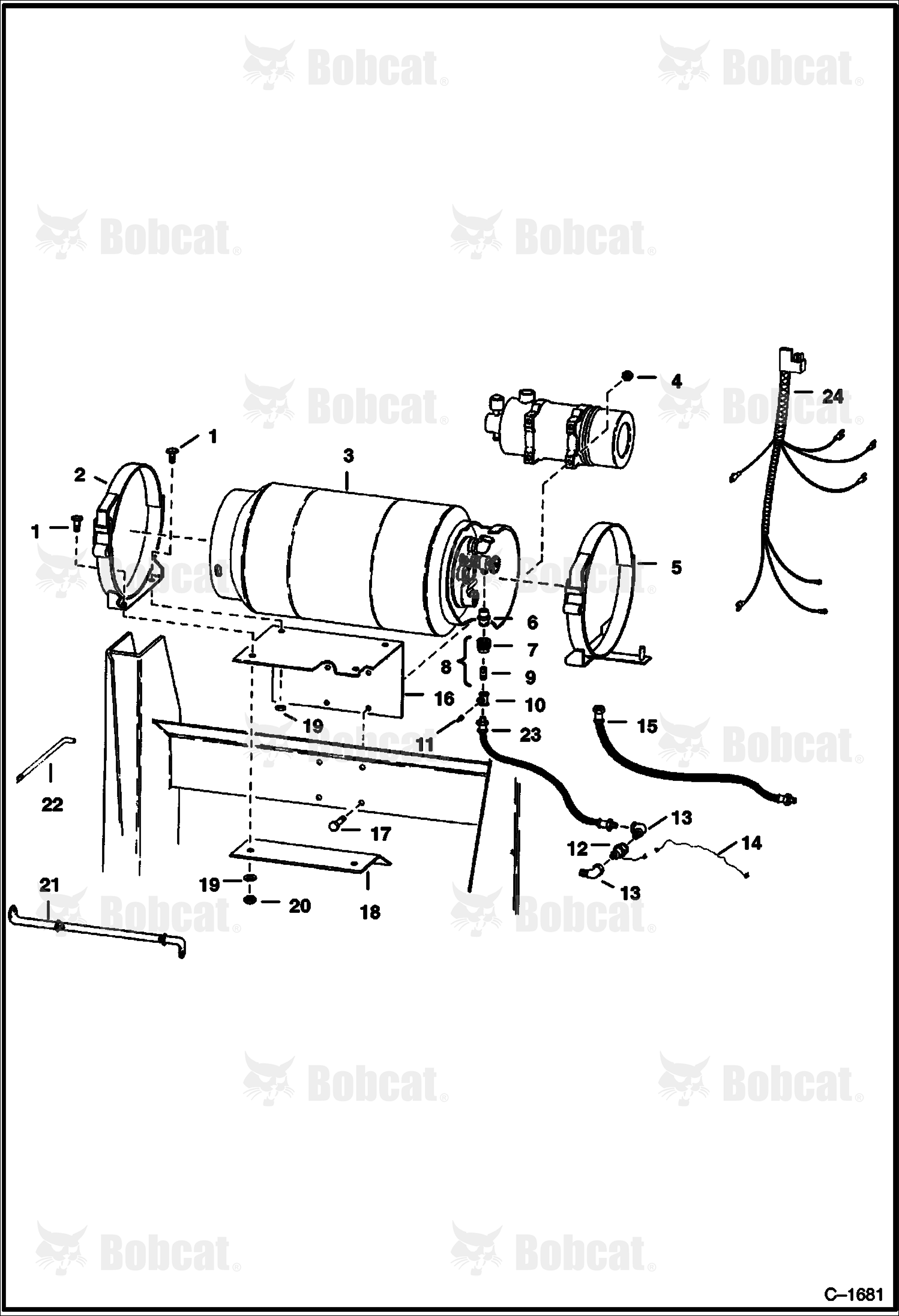 Lpg Gas Tank & Attaching Parts