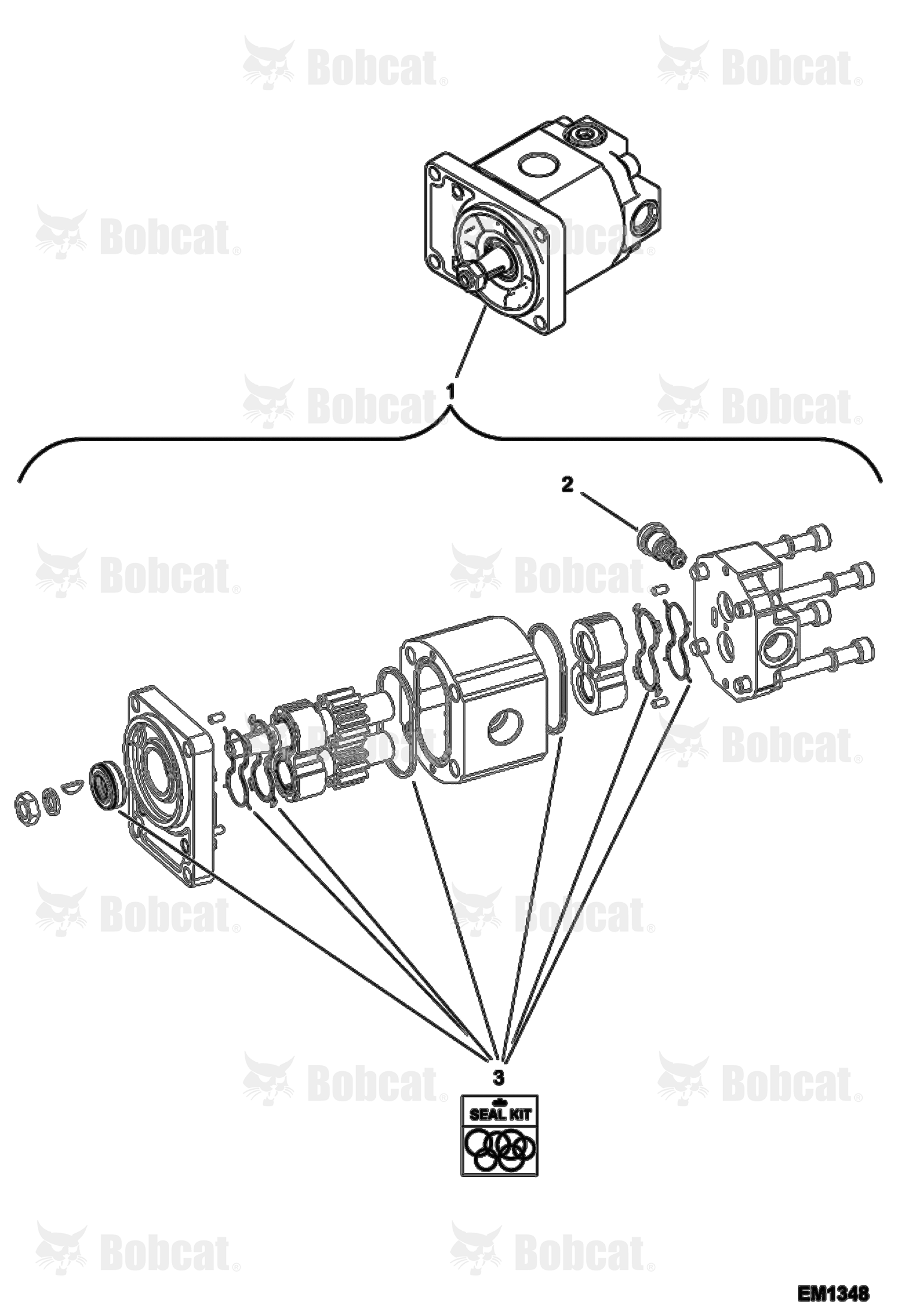 Hydraulic Fan Motor (1 speed)