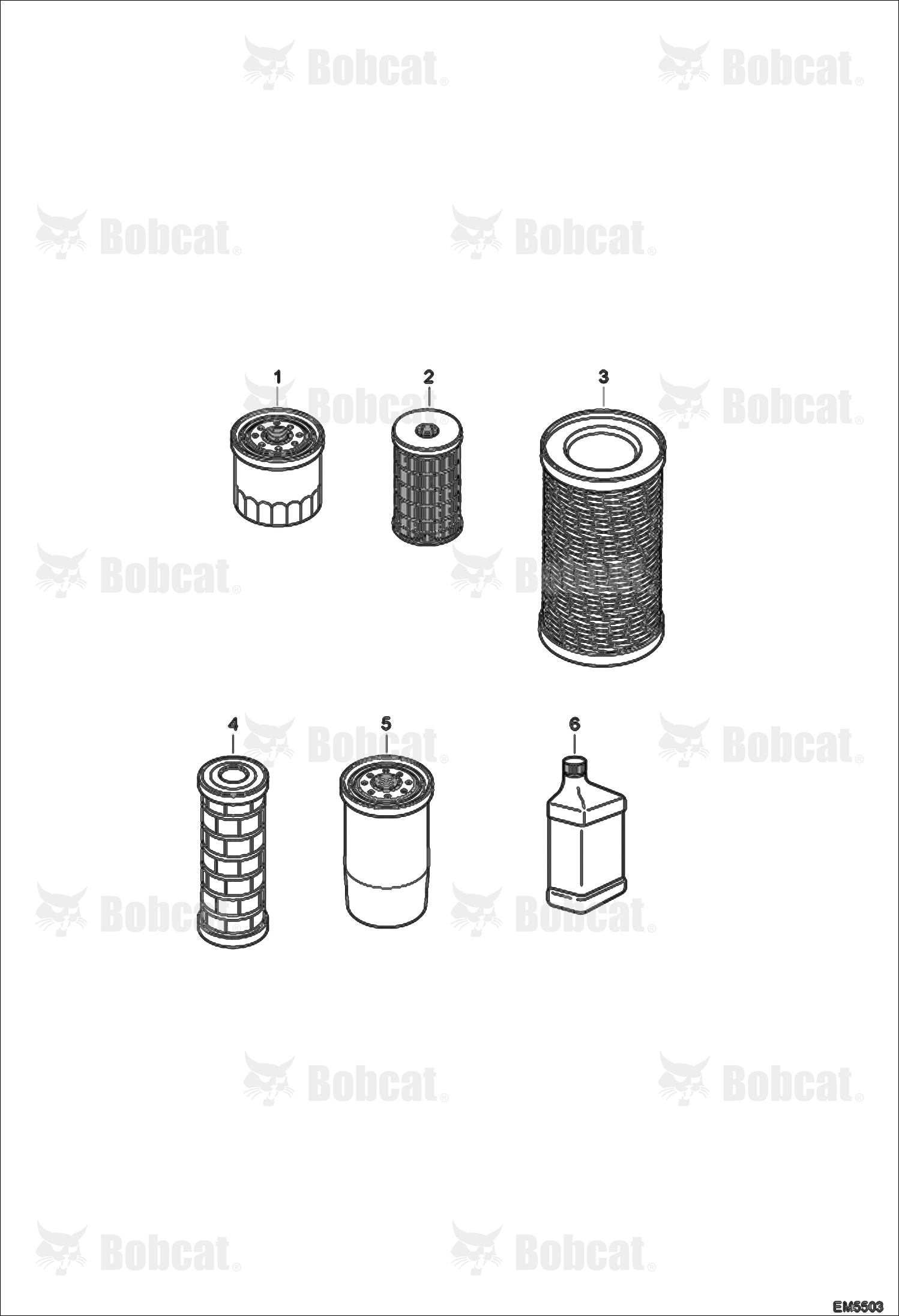 Scheduled Maintenance Items (Every 500 Hours)