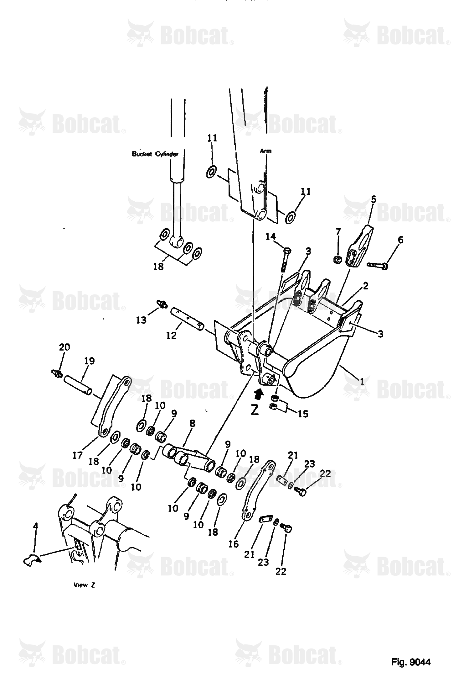 Bucket and Link (USA SPEC.)