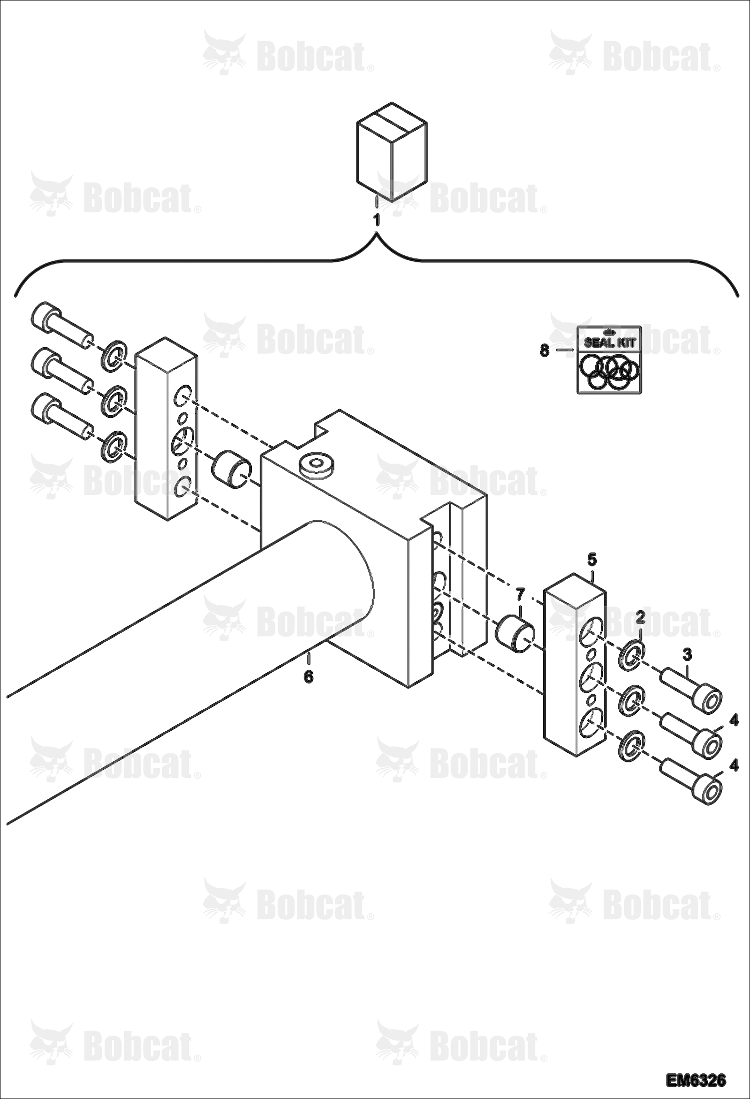 Telescope Cylinder Key Kit 363212001 & Above