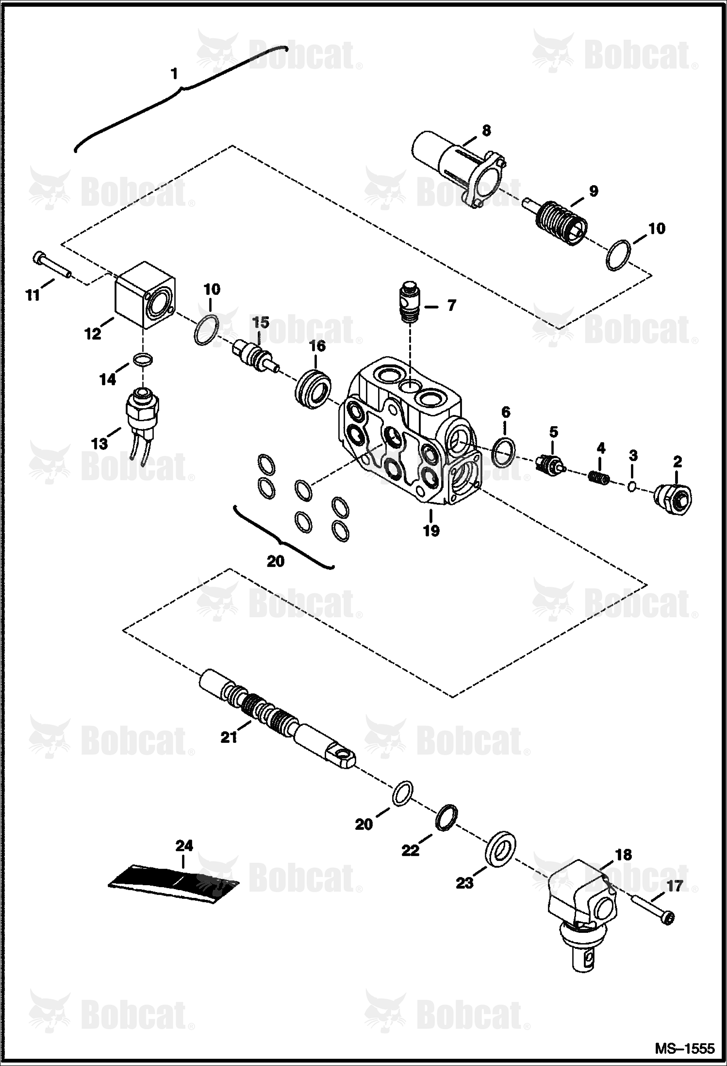 Valve Section (Lift)  520612037 & Above, 522411118 & Above