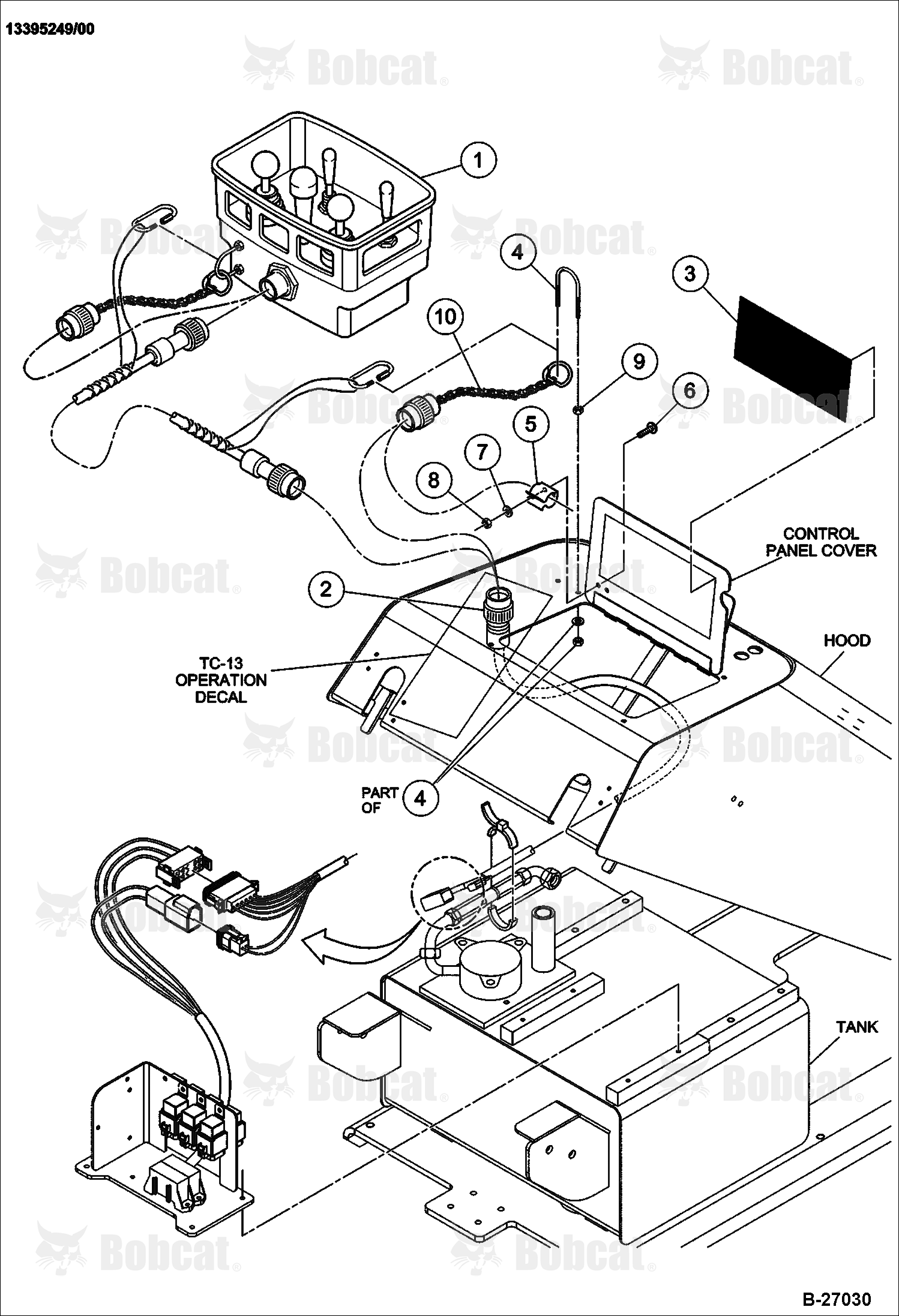 Umbilical Cord Joystick (Optional)  491511080 & Above