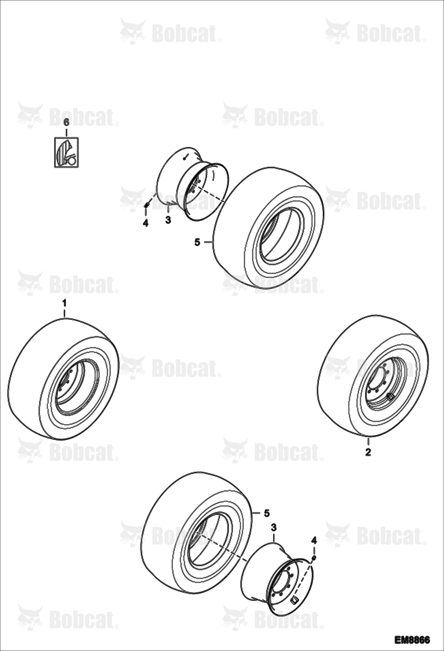 Titan 400/70-R20 Wheels