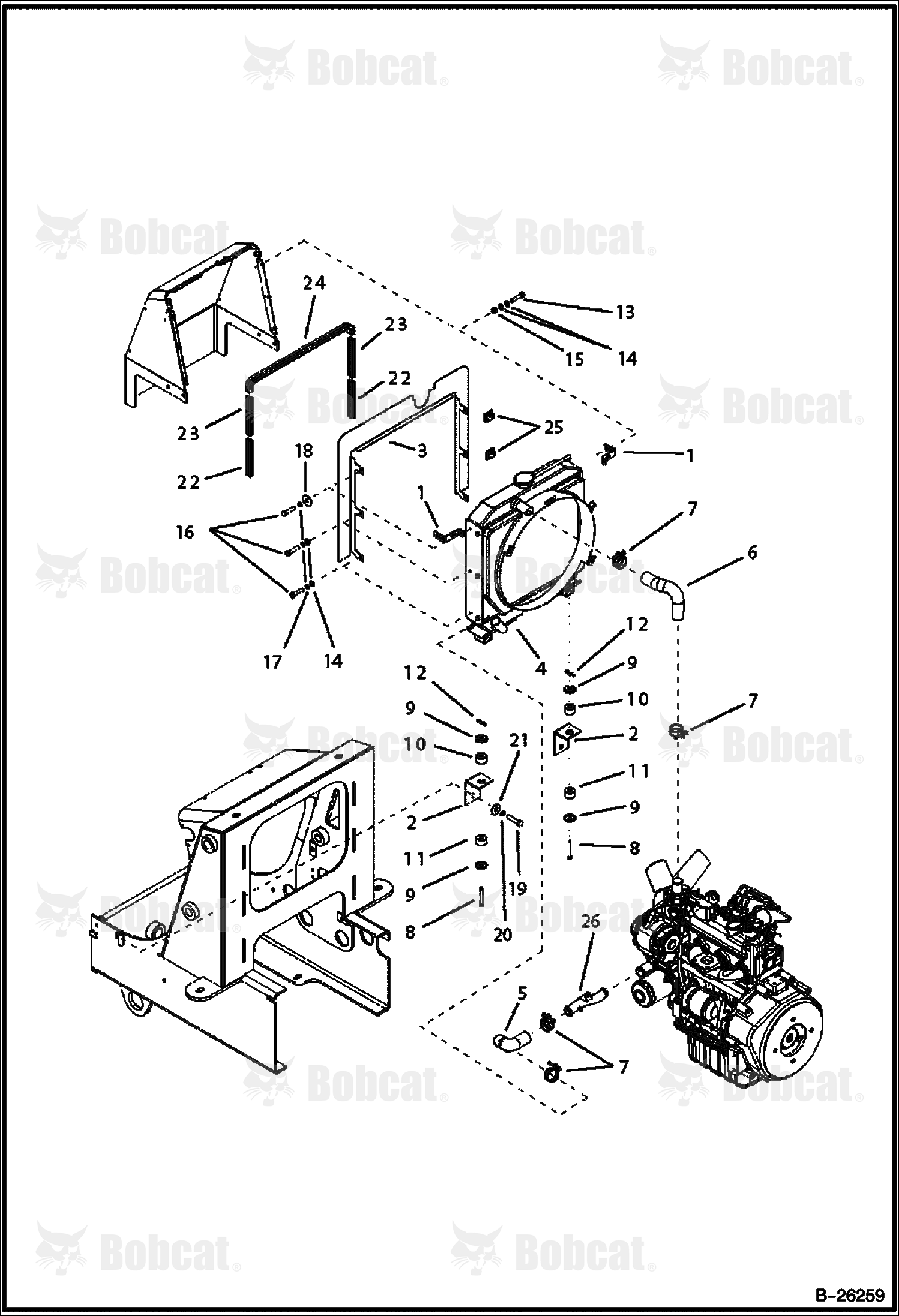 Engine Cooling  570111001 & Above