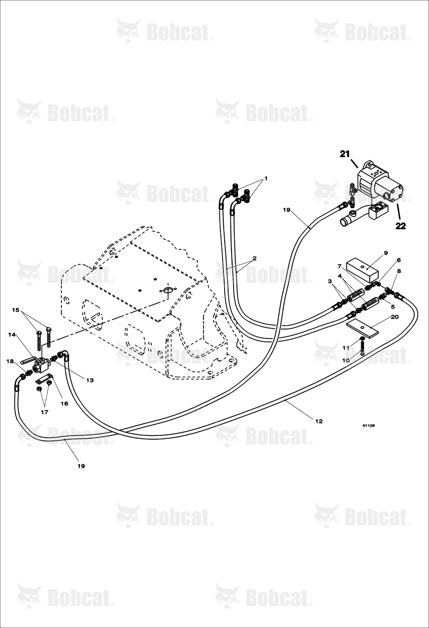 EXHAUST-LIFTER Arm Circuit 367011001 - 367012001