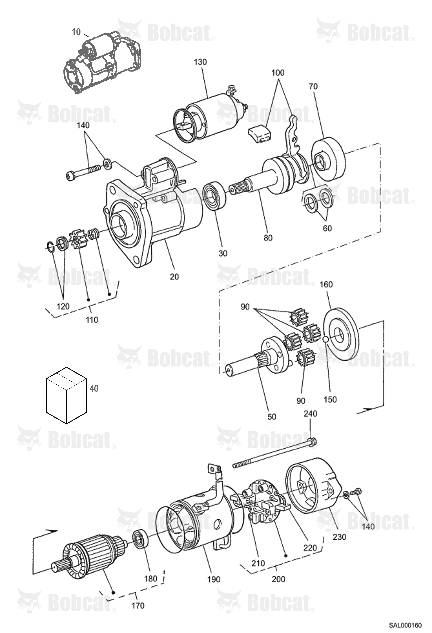 Starter (COMPONENT PARTS)