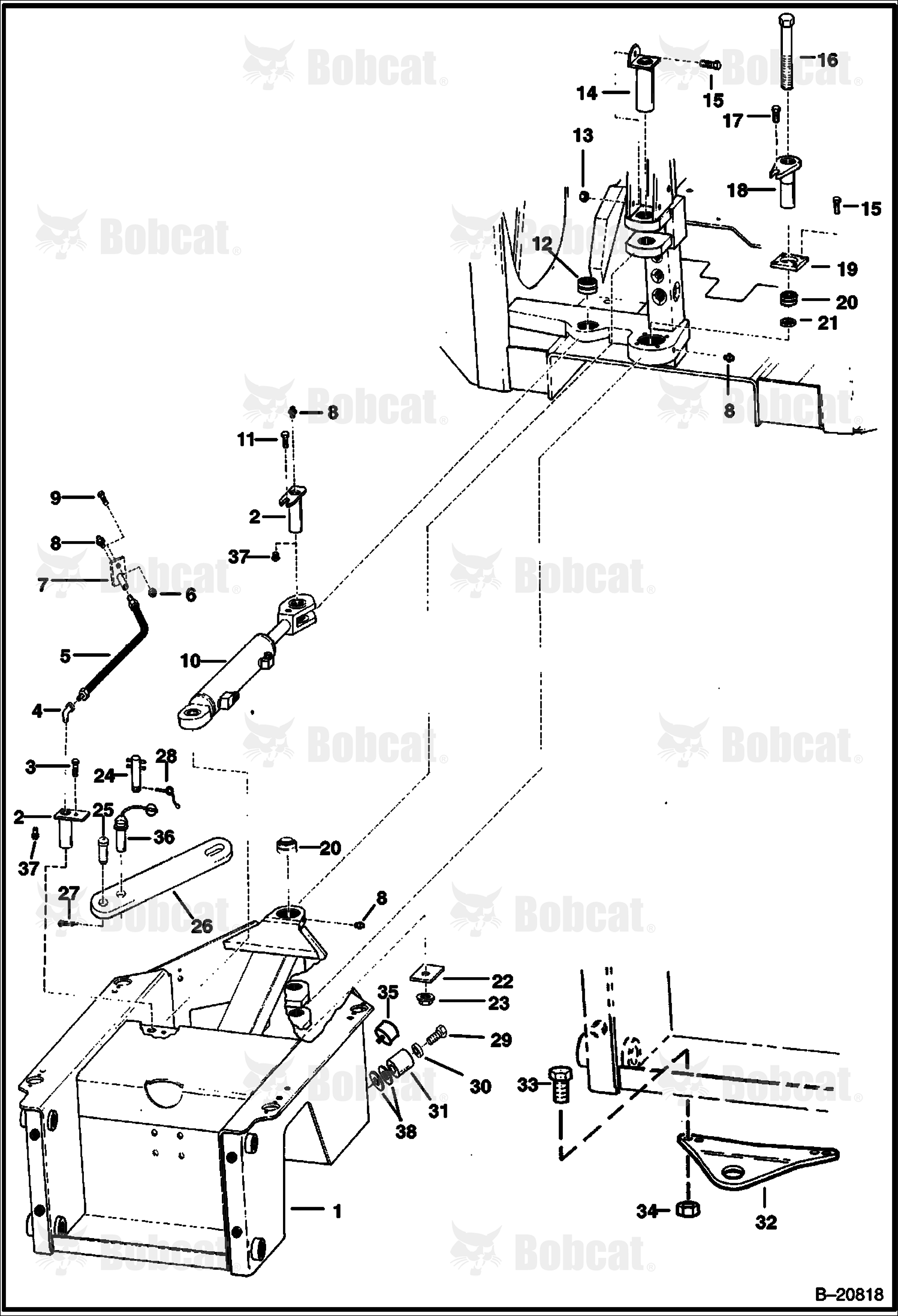 Rear Frame & Articulation Unit