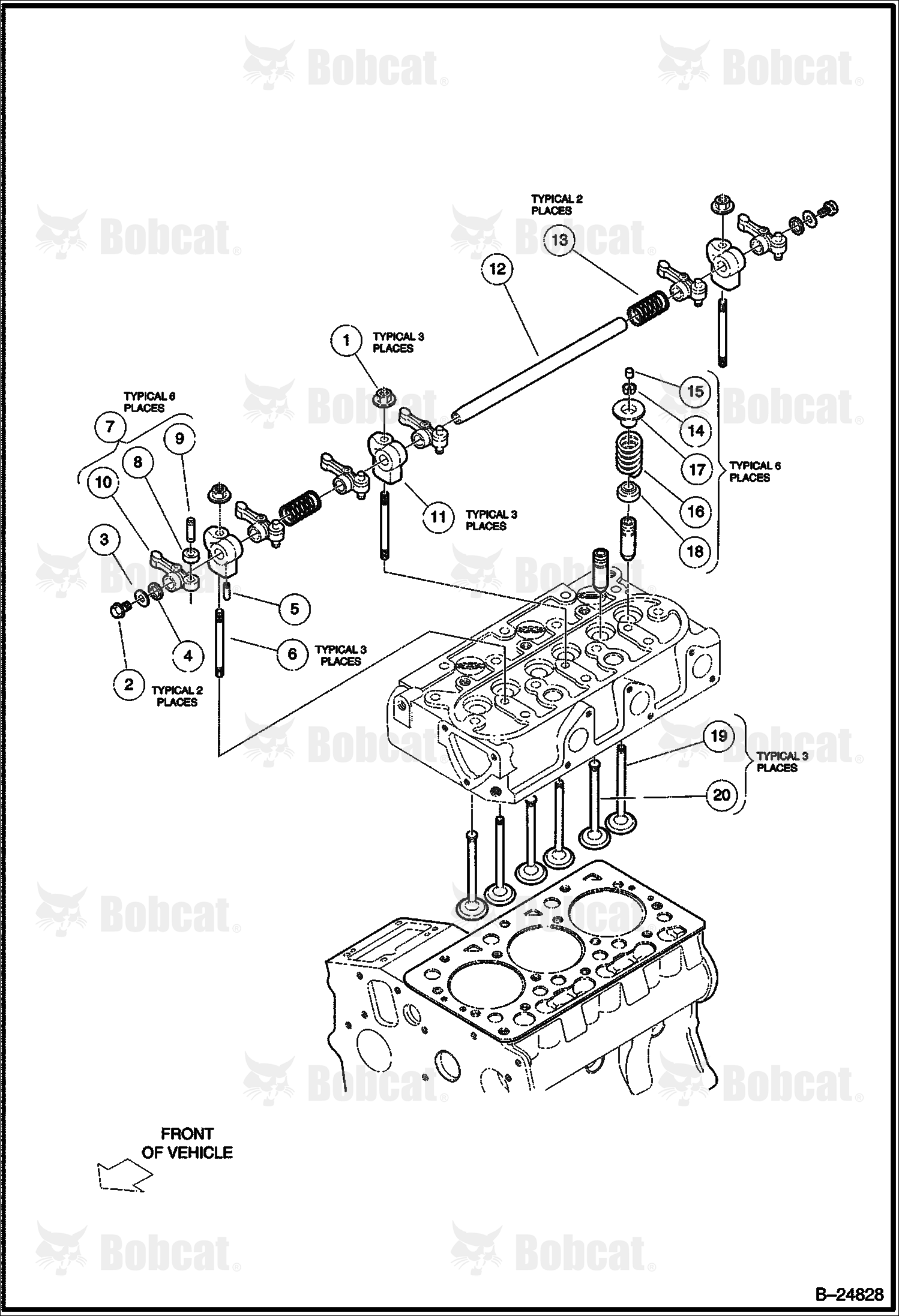 Valves & Rocker Arms (Diesel)  235311568 & Below