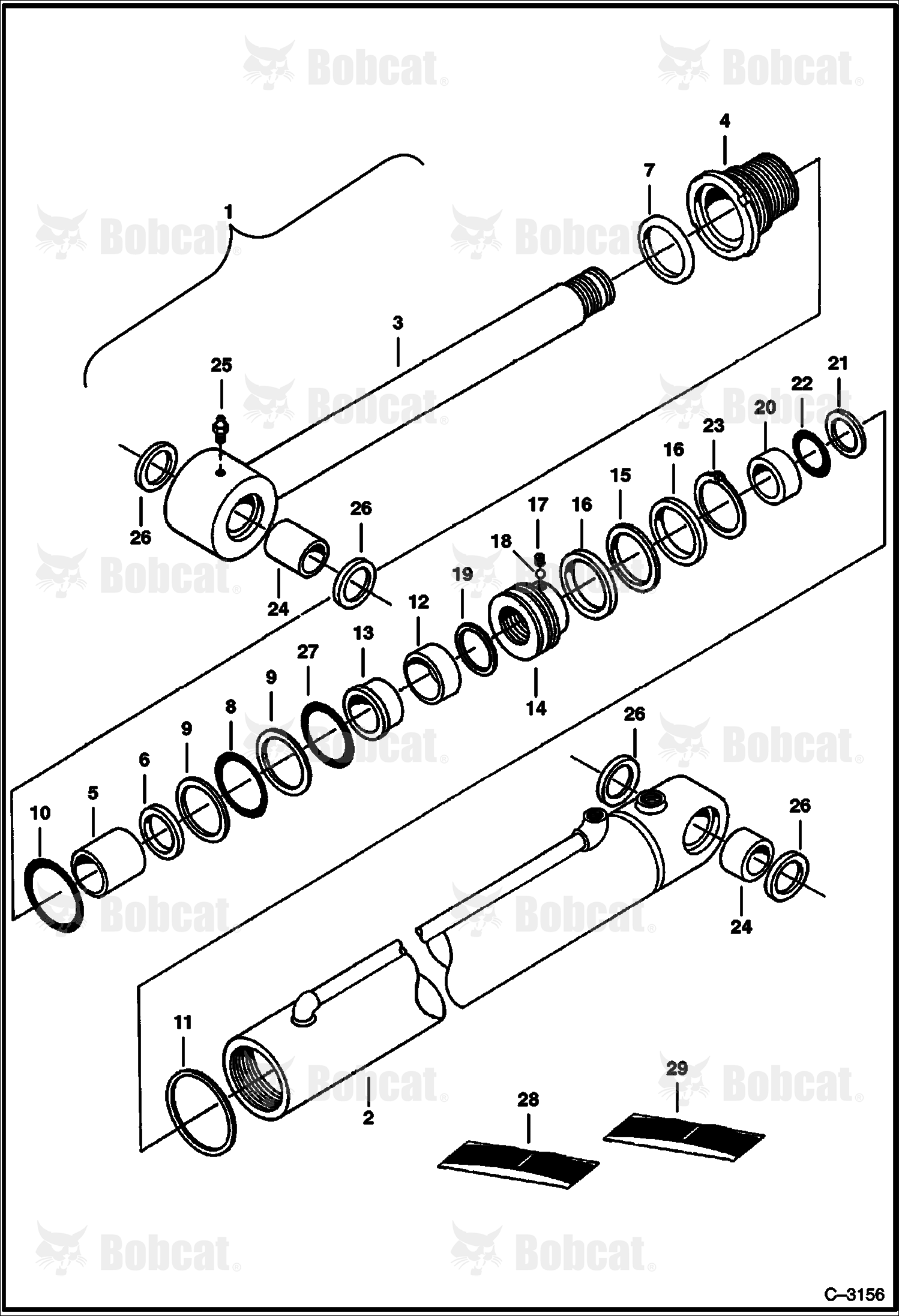 Swing Cylinder (Original Equipment)