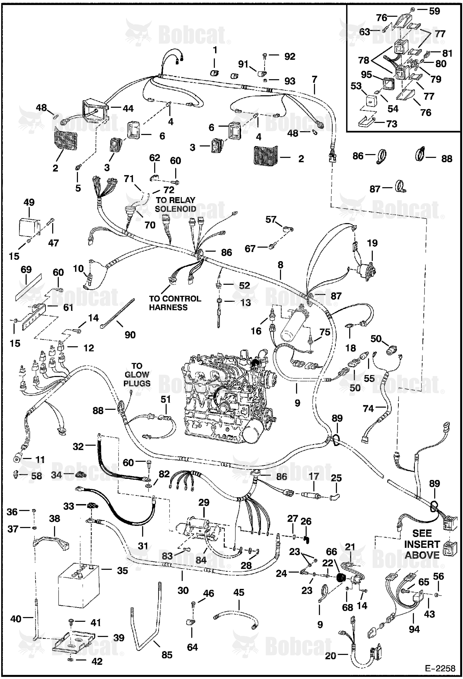 Engine Electrical Circuitry (W/B.O.S.S. Option)
