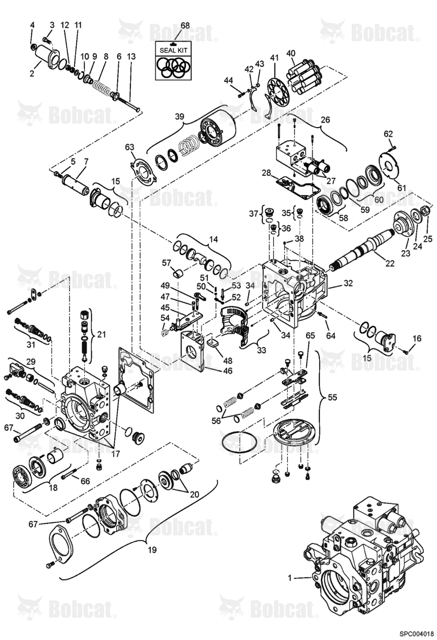 Hydrostatic Pump ASSY (Series 90 Pump)