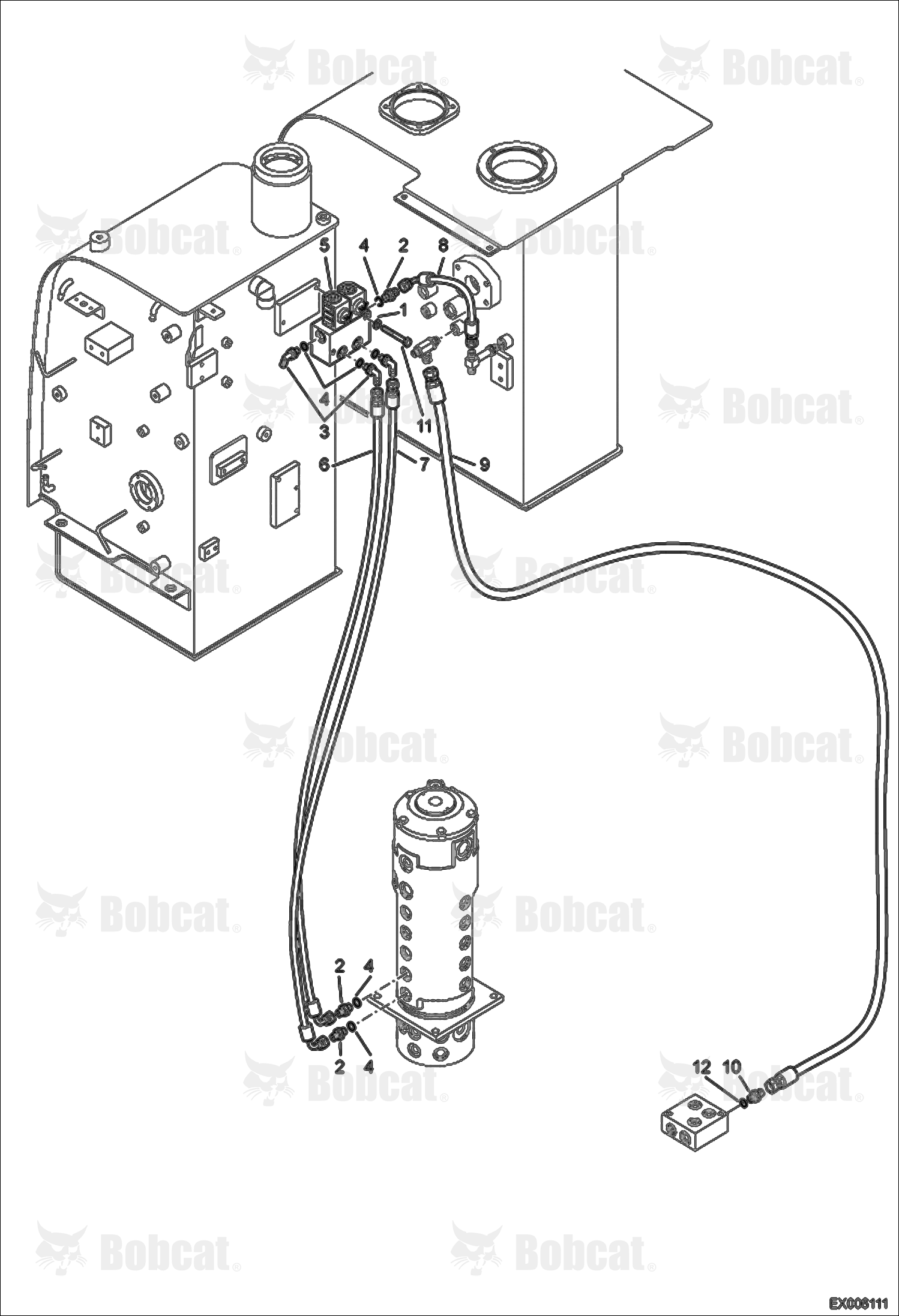 Hydraulic Pilot Circuitry (Oil Return)