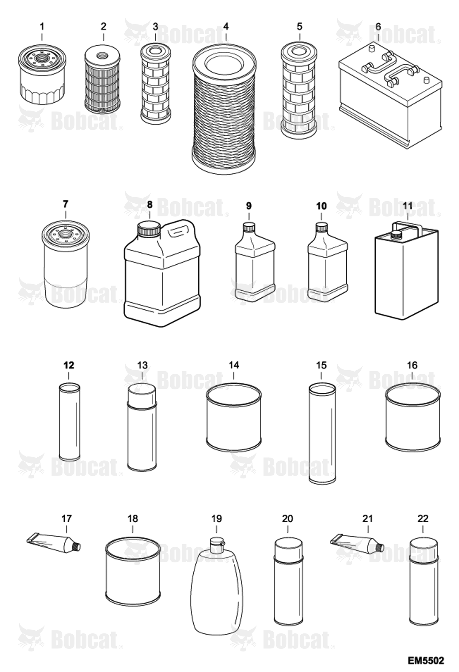 Maintenance Items (Service Parts)