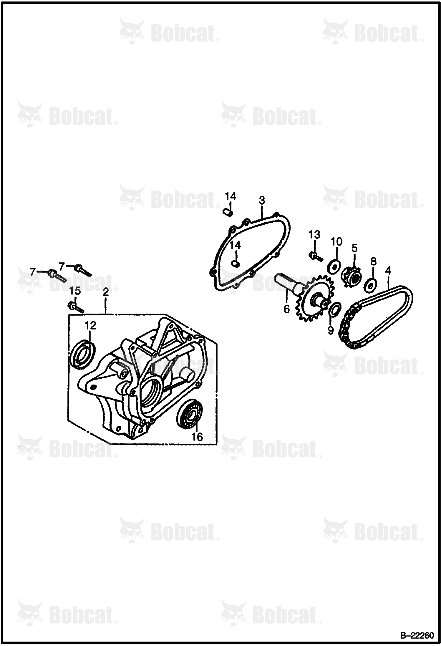 Honda Engine (Chaincase Cover)