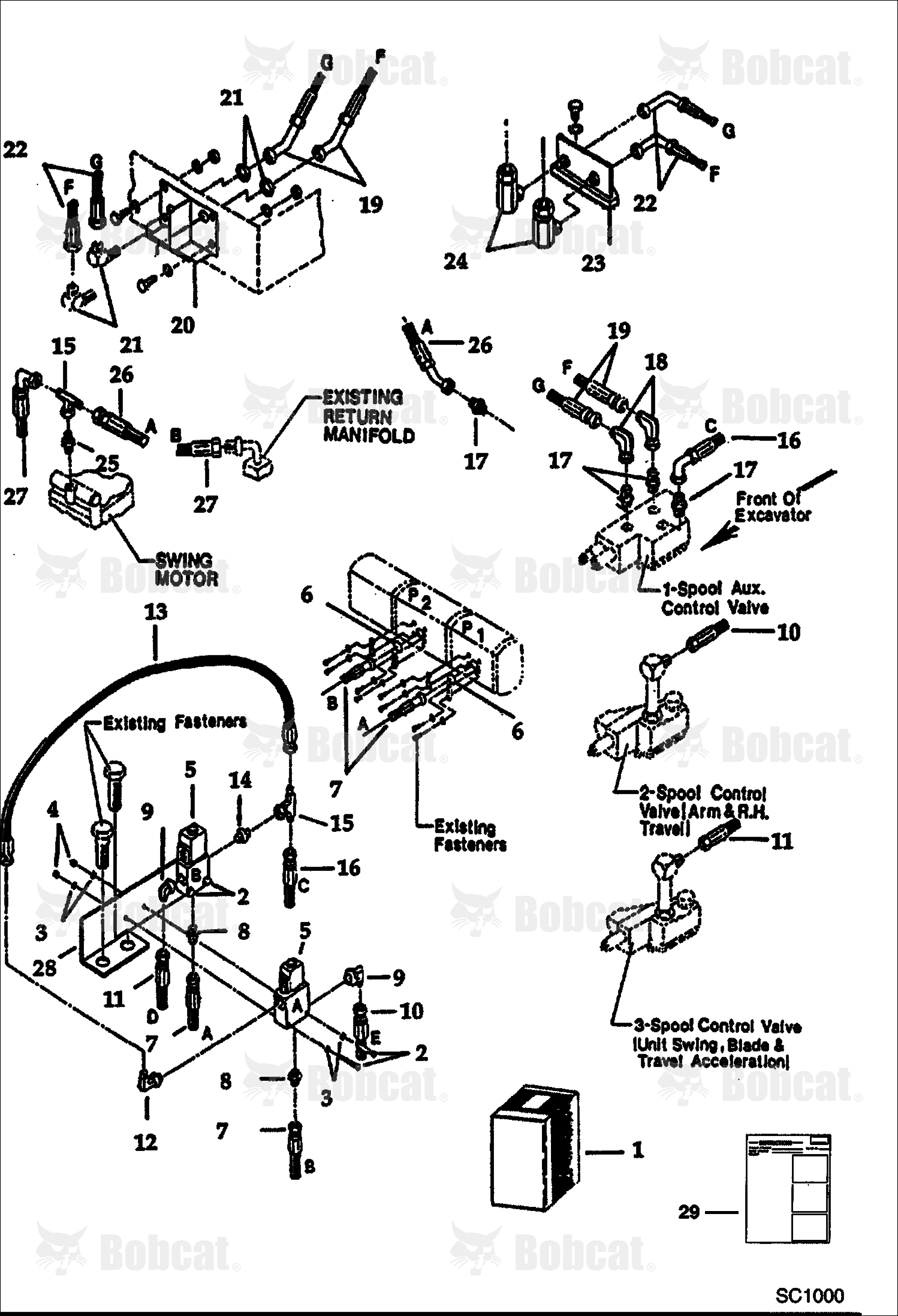 Hydraulic Breaker (1250X & 2500) (Hydraulic Circuitry)