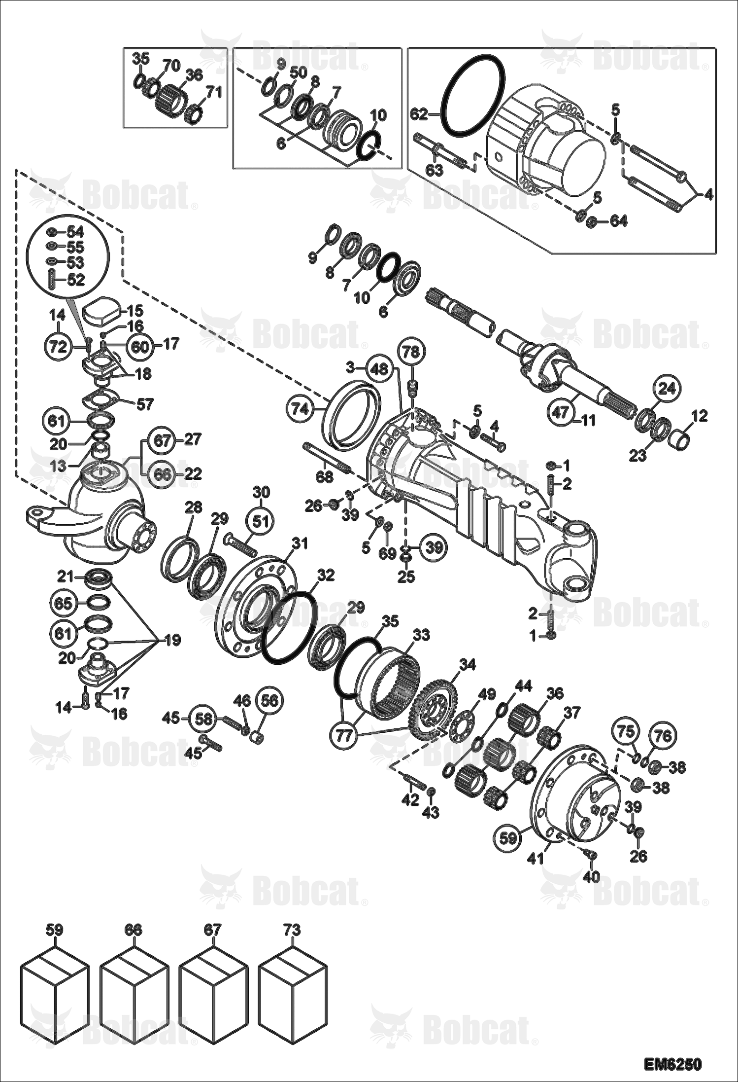 Front Axle Steering Components