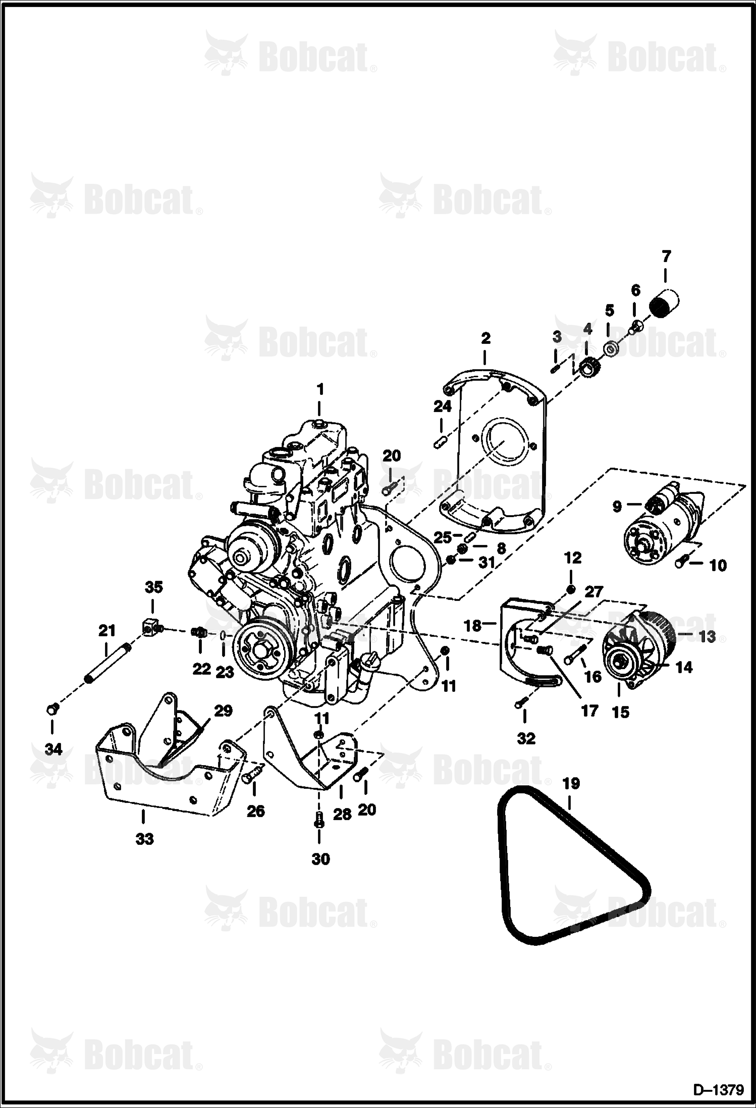 Engine & Attaching Parts