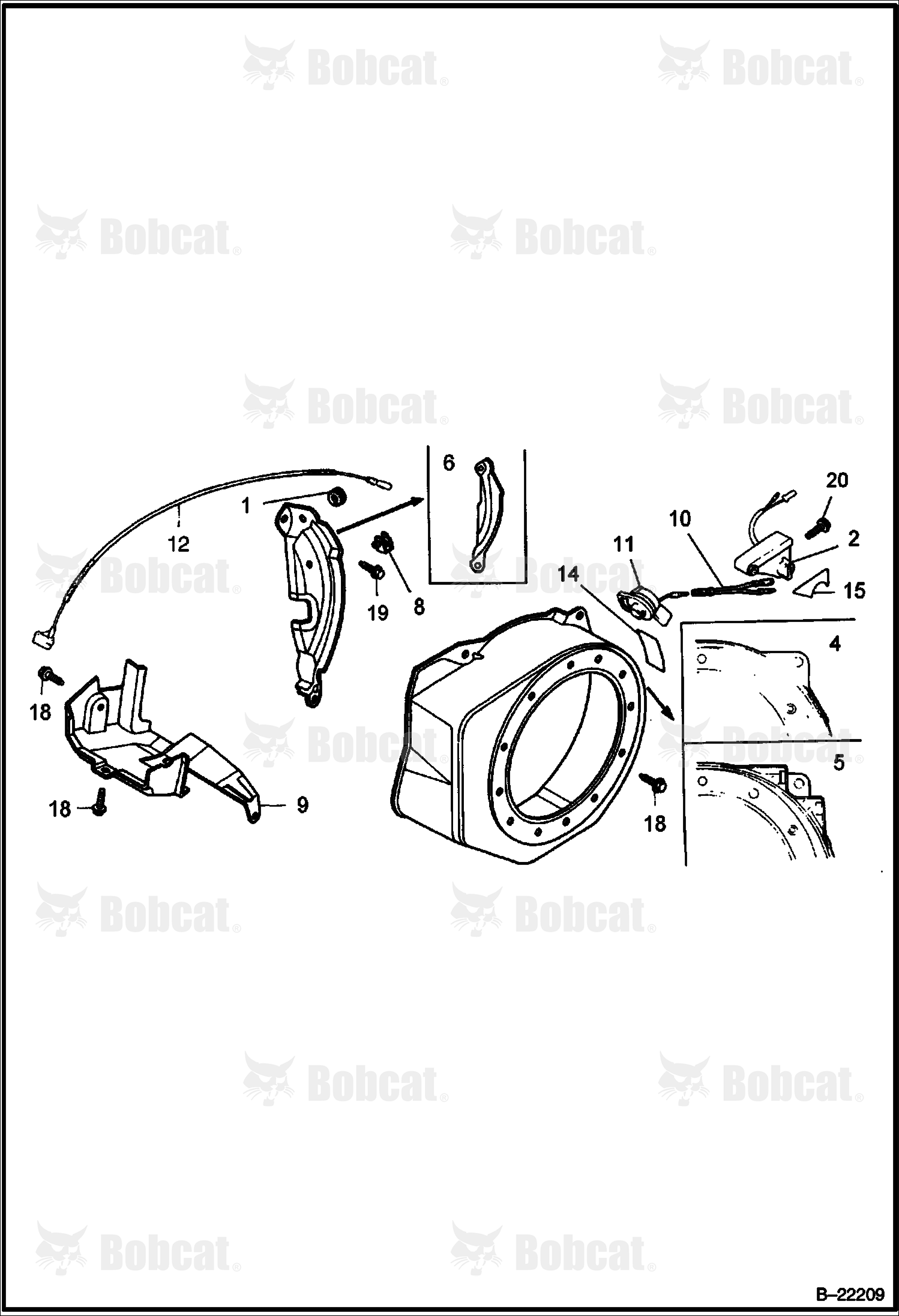 Honda Engine (Fan Shroud) (Engine S/N OB6041 & Above)