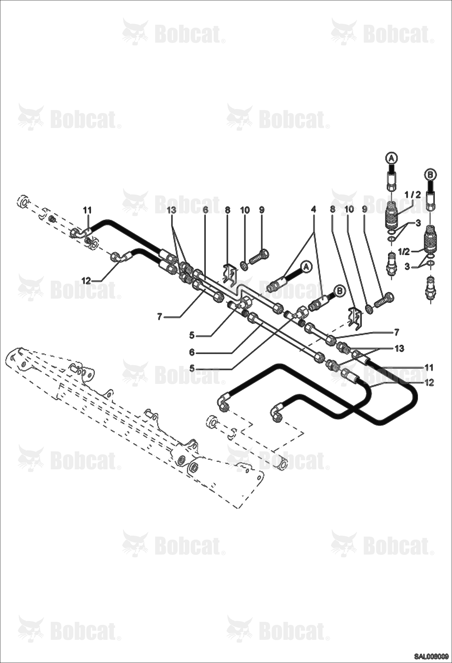 4 IN 1 Shovel Hydraulic Installation