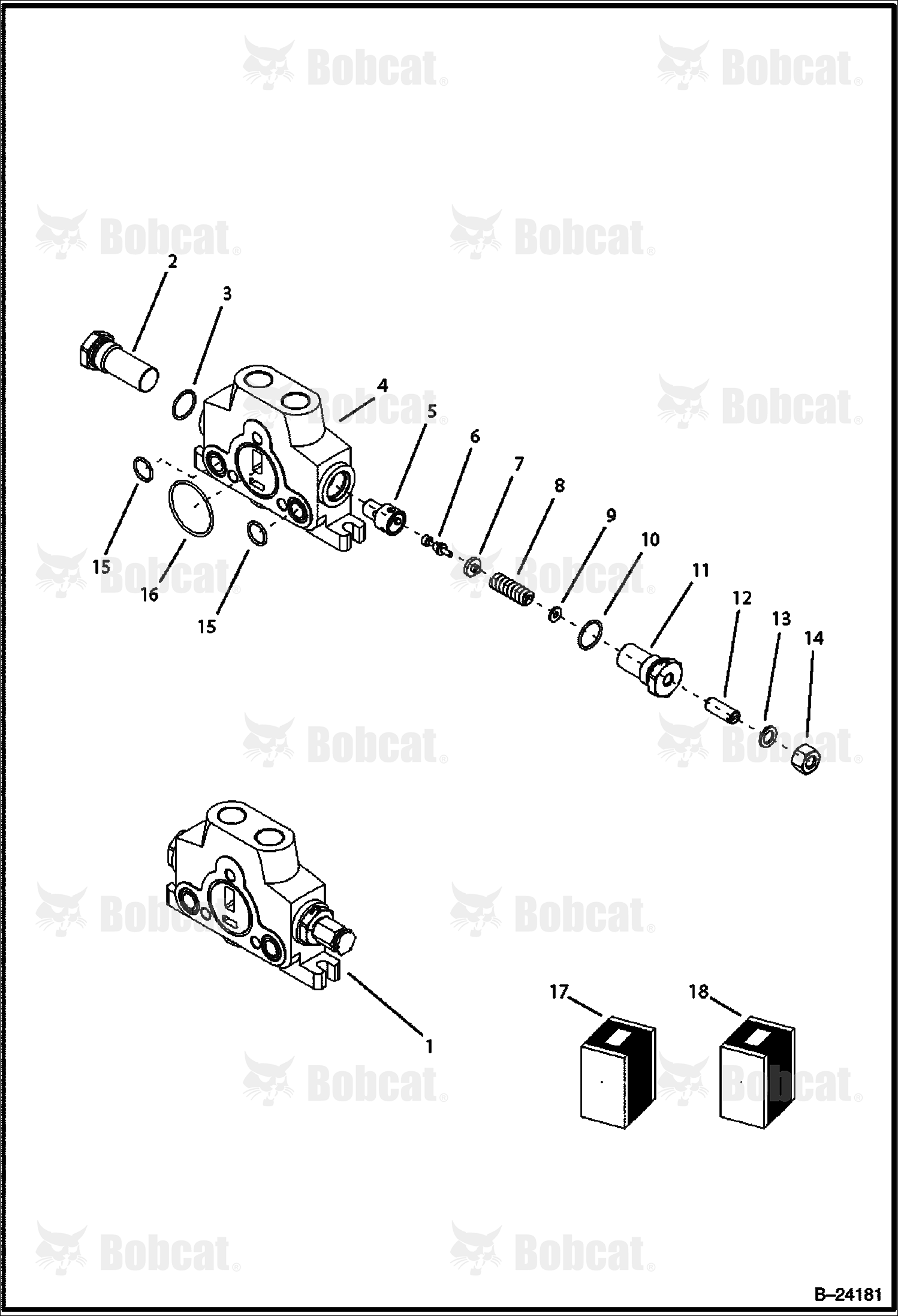 Hydraulic Circuitry (Front Distributor)